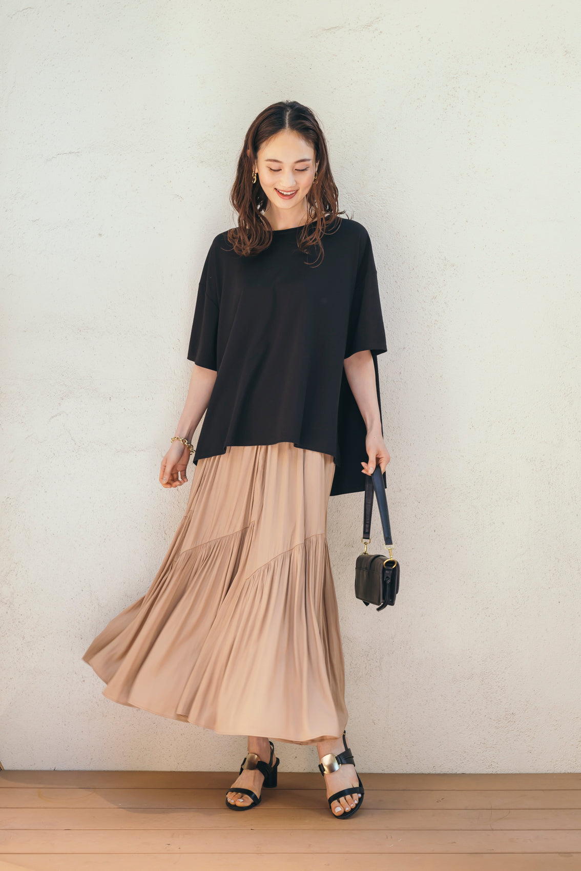 イレギュラーティアードスカート NS-142