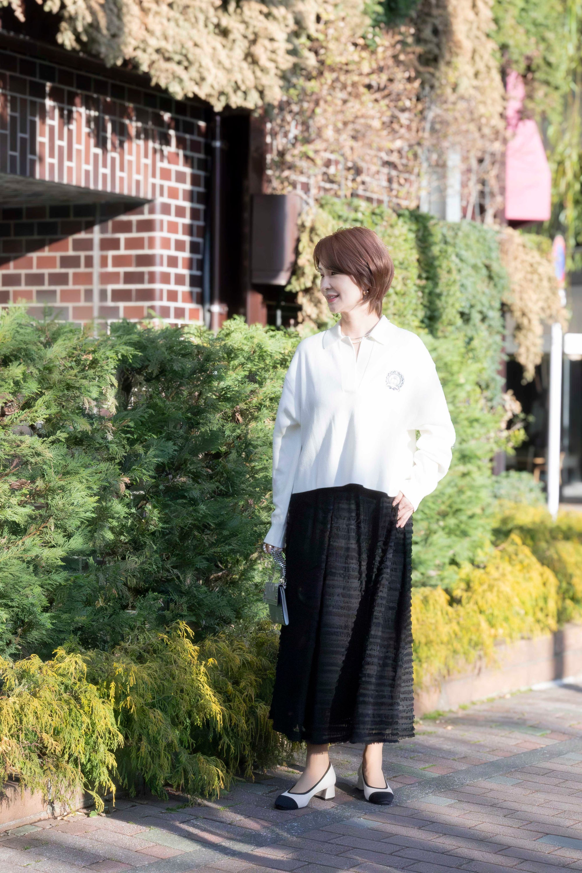 カットジャカードタックスカート NS-209