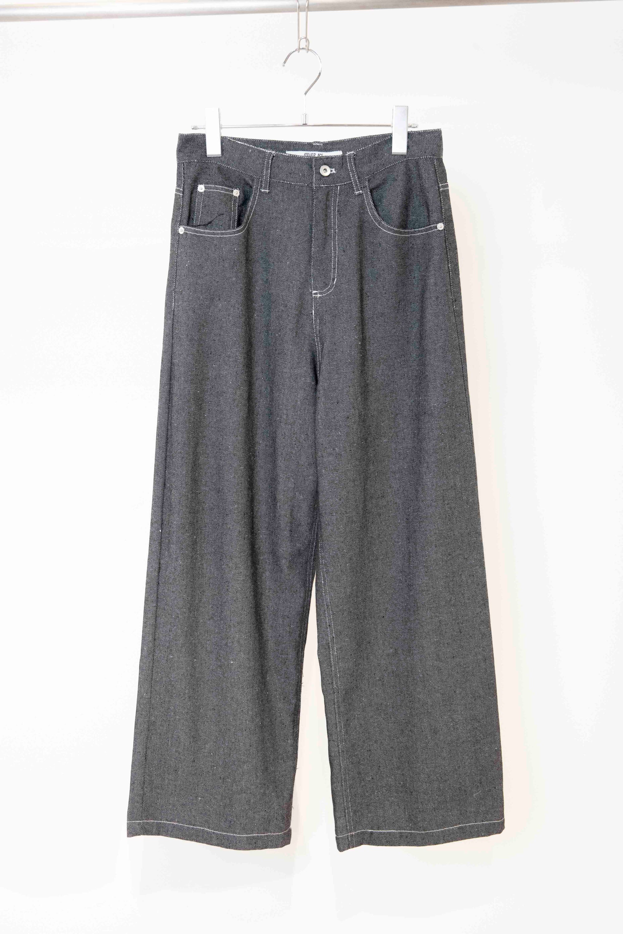 麻混デニムパンツ NS-204