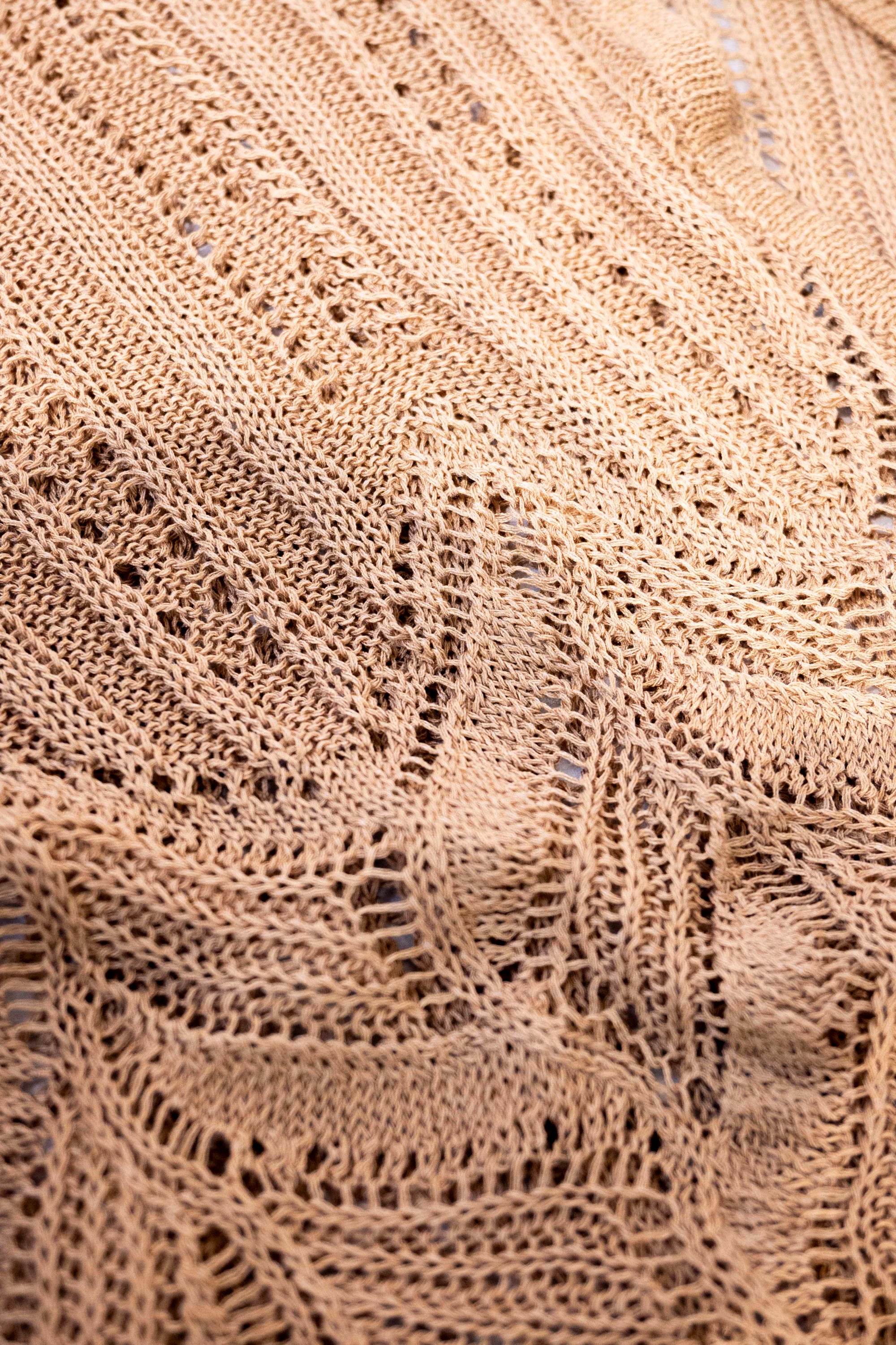 レーシー調ニットロングジレ NS-211