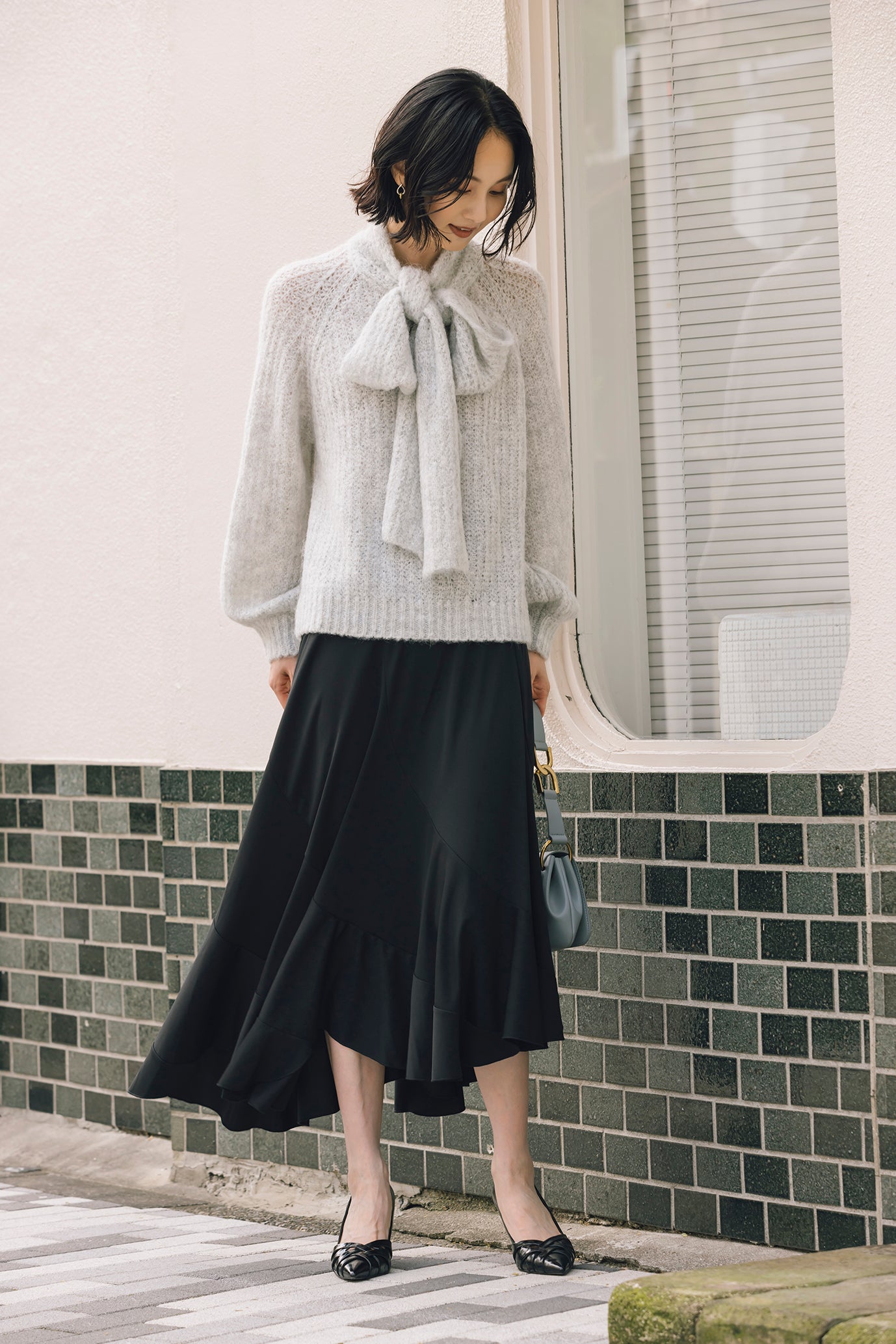 ボウカラーセーター NS-233