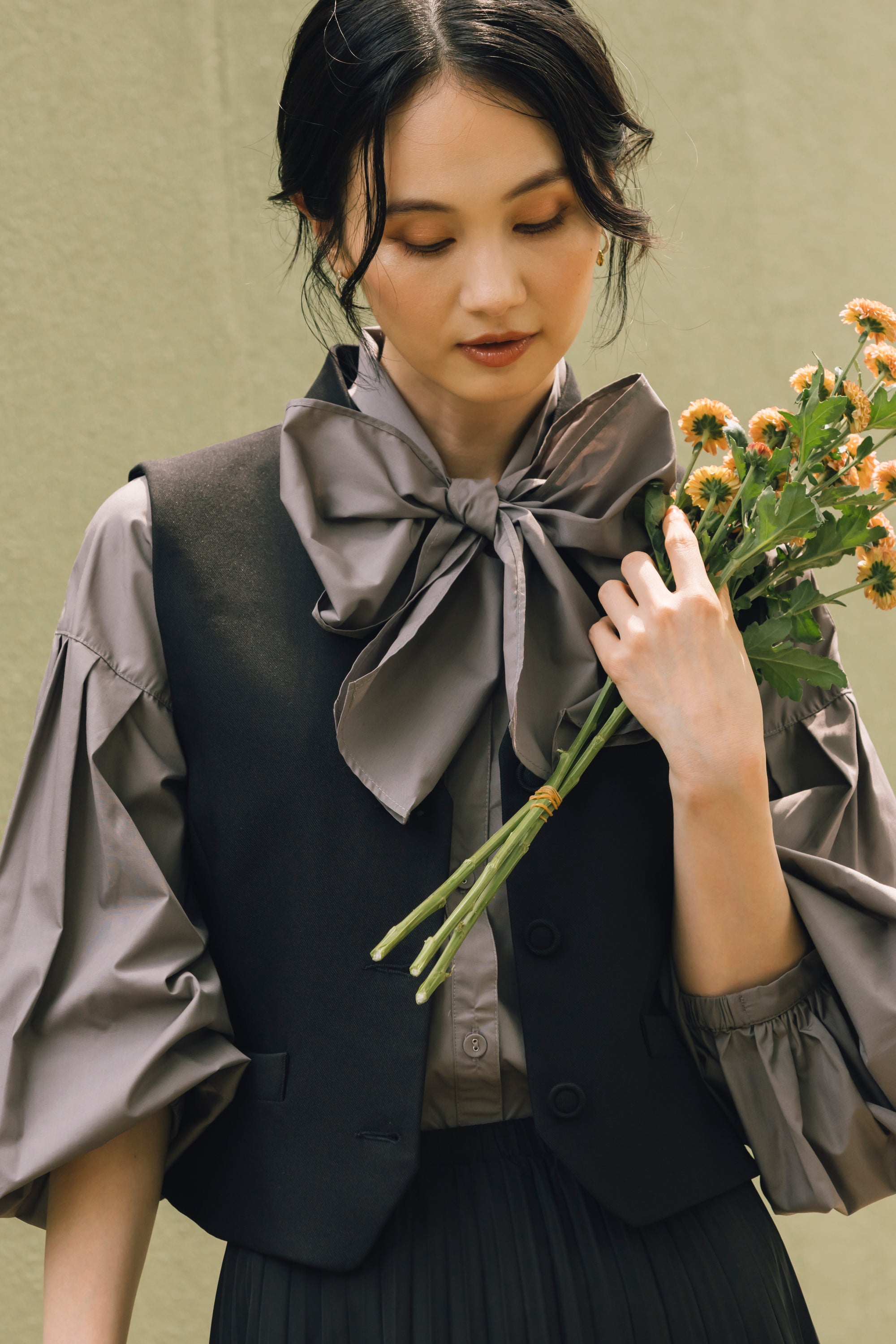 バックベルト付きジレ NS-251