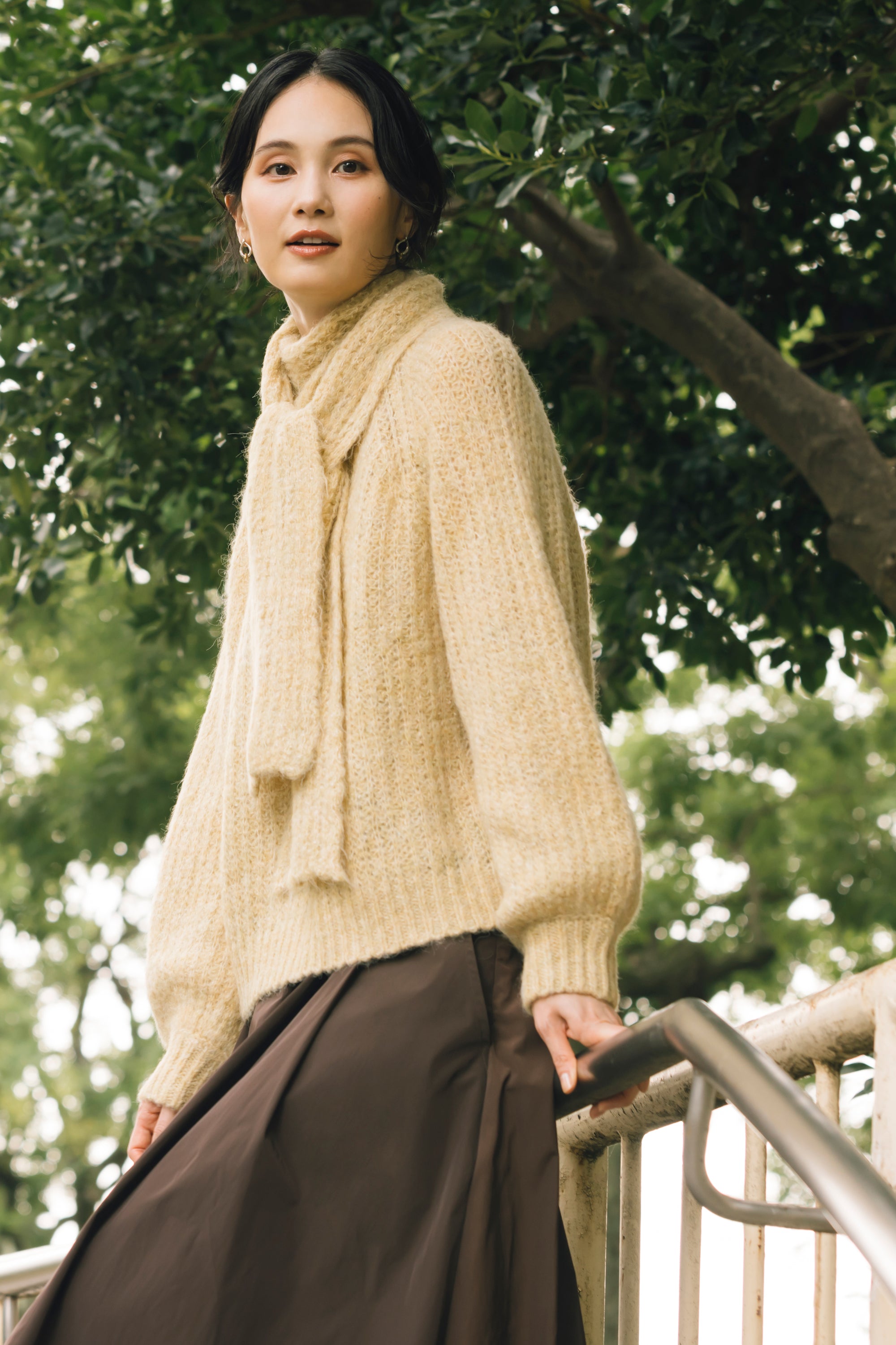 ボウカラーセーター NS-233