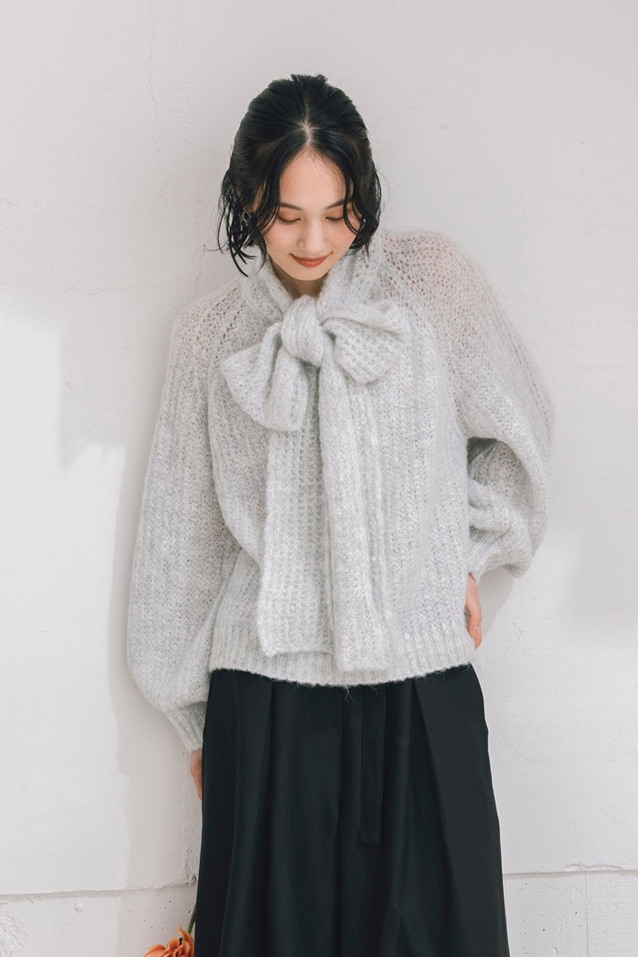 ボウカラーセーター NS-233