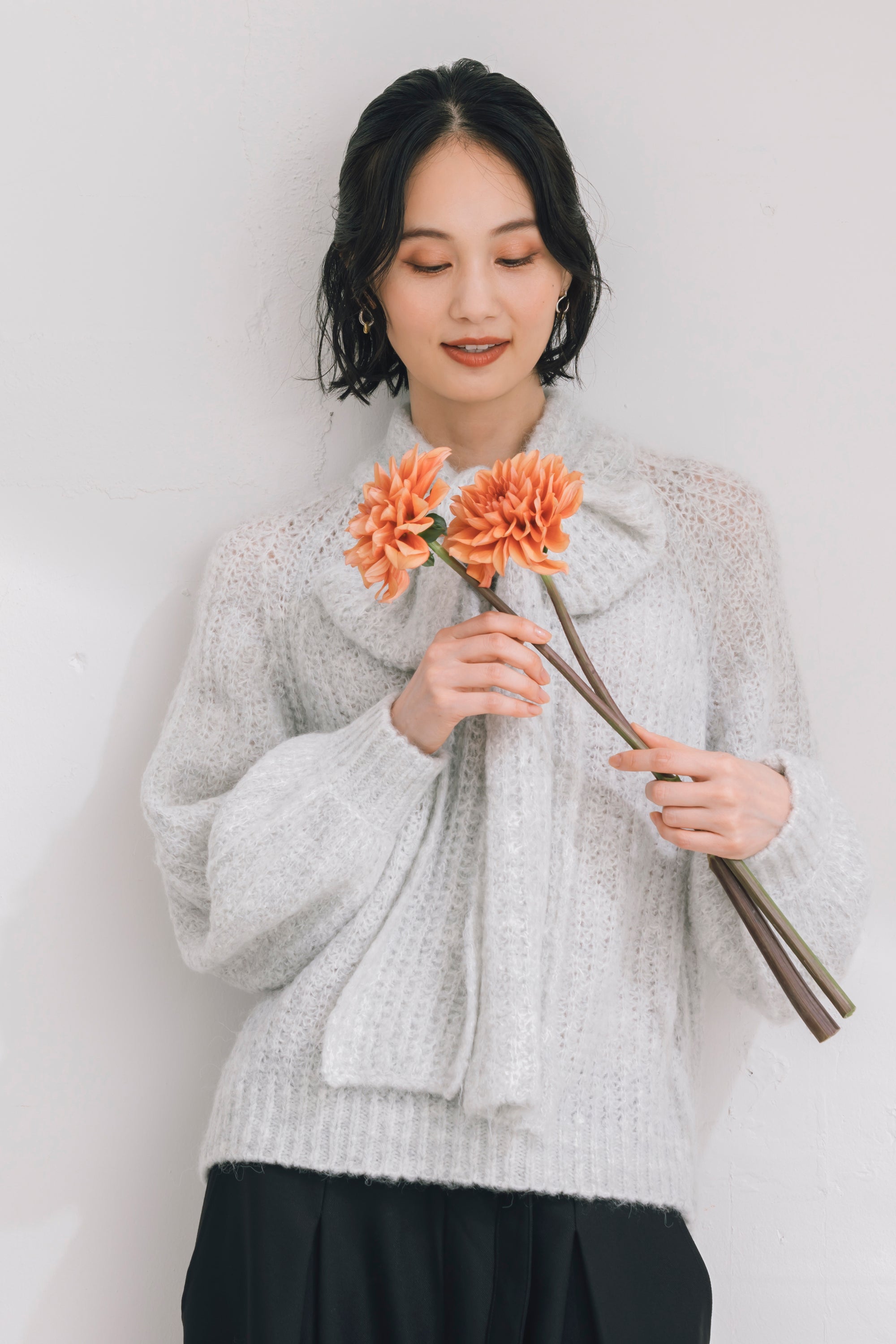 ボウカラーセーター NS-233