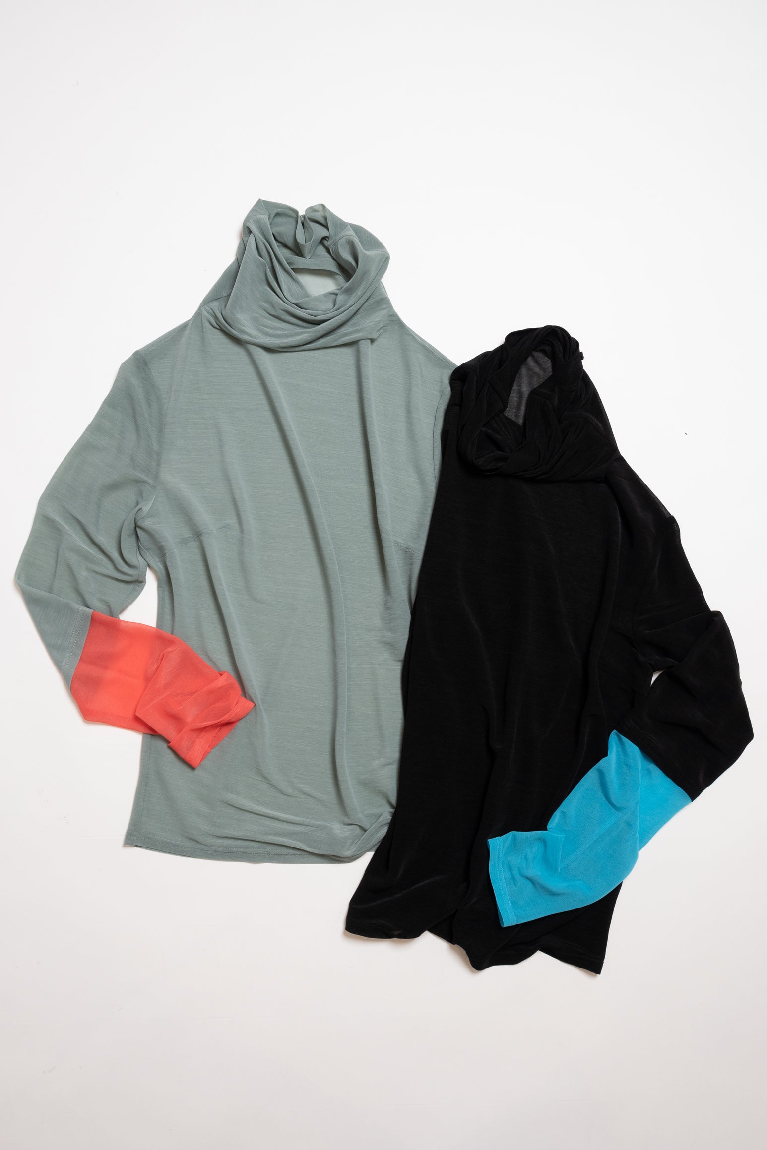 配色カットソートップ NS-259