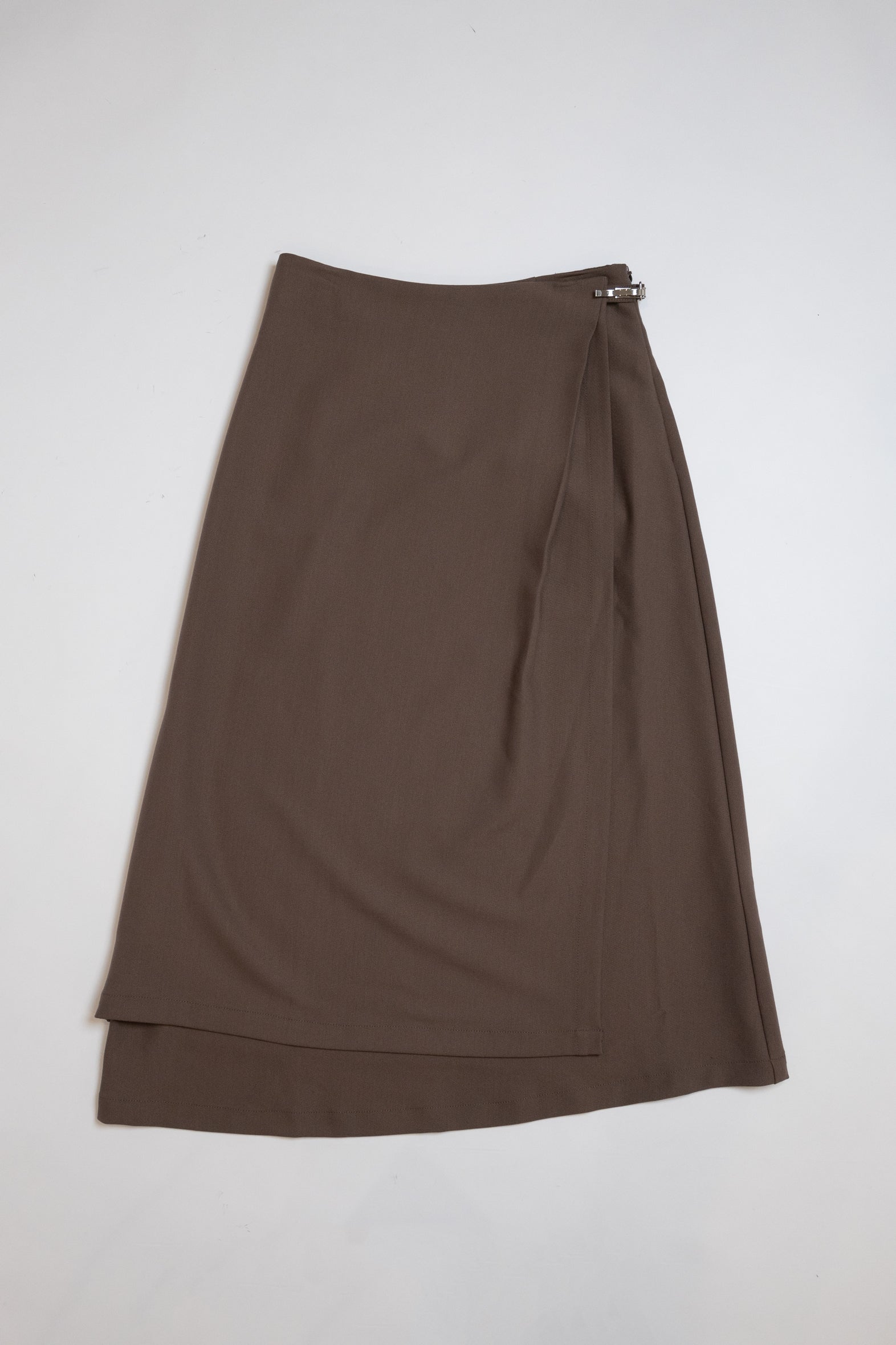 イレギュラーヘムラップ風スカート NS-252