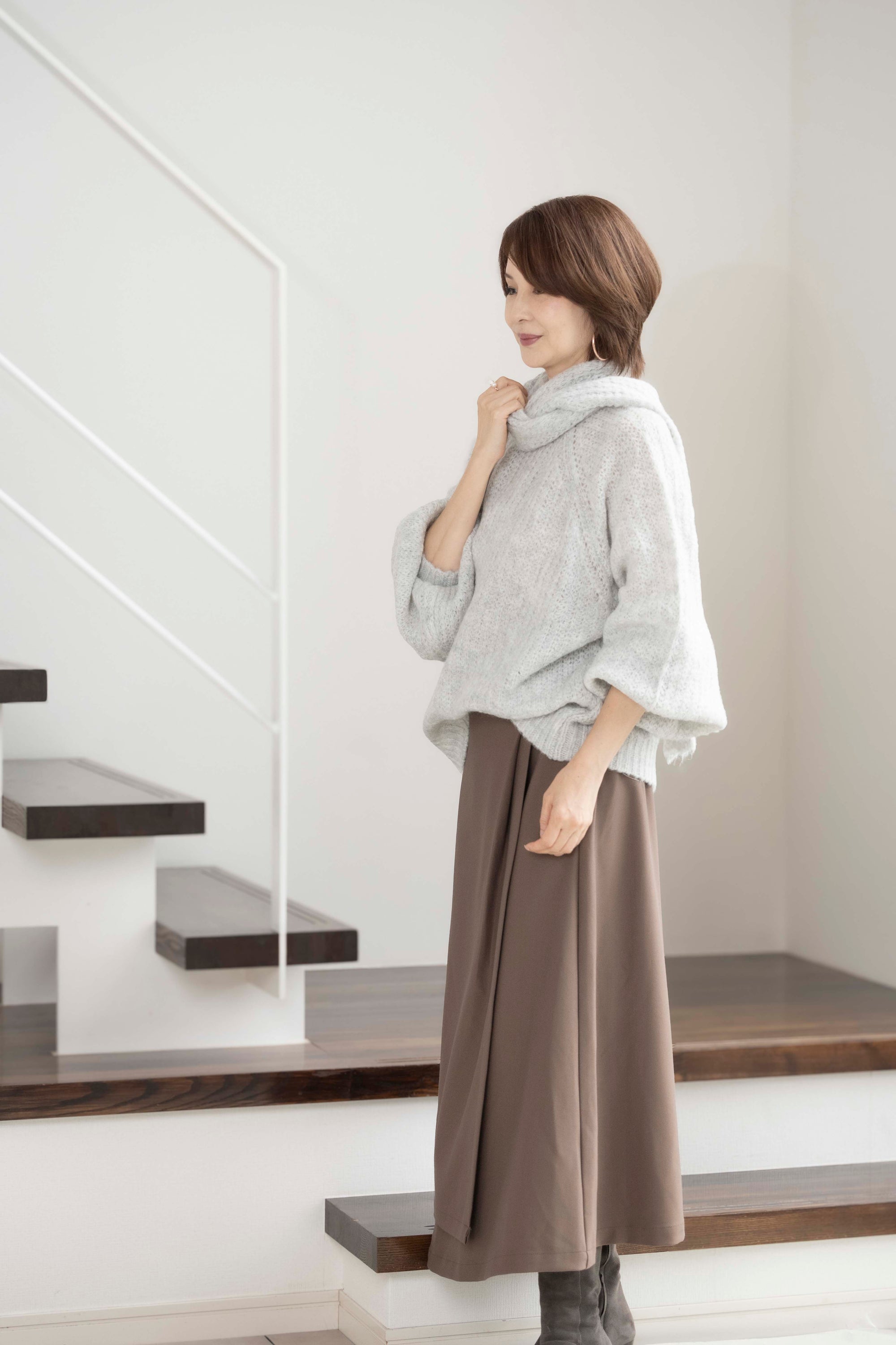 ボウカラーセーター NS-233