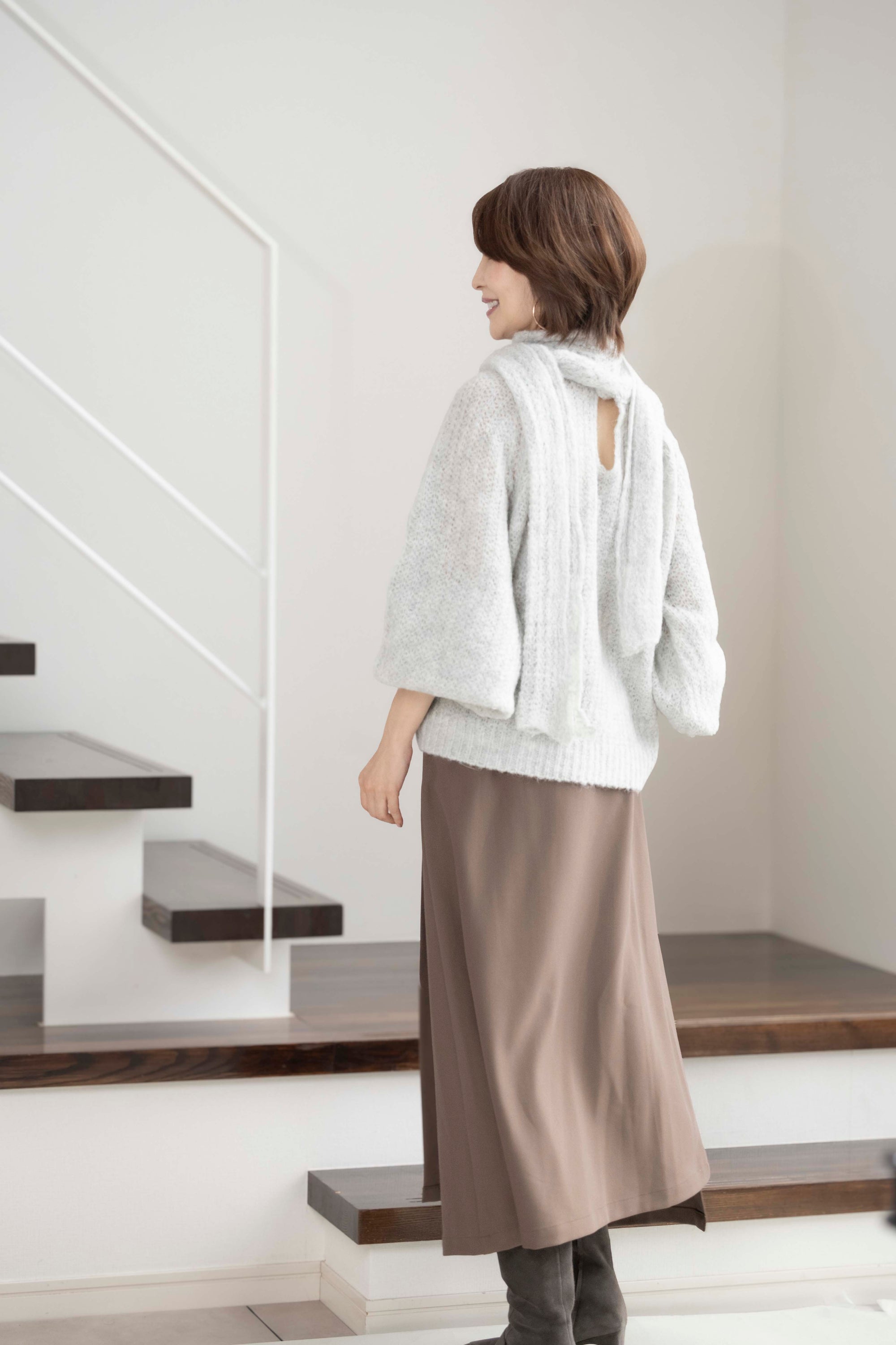 ボウカラーセーター NS-233