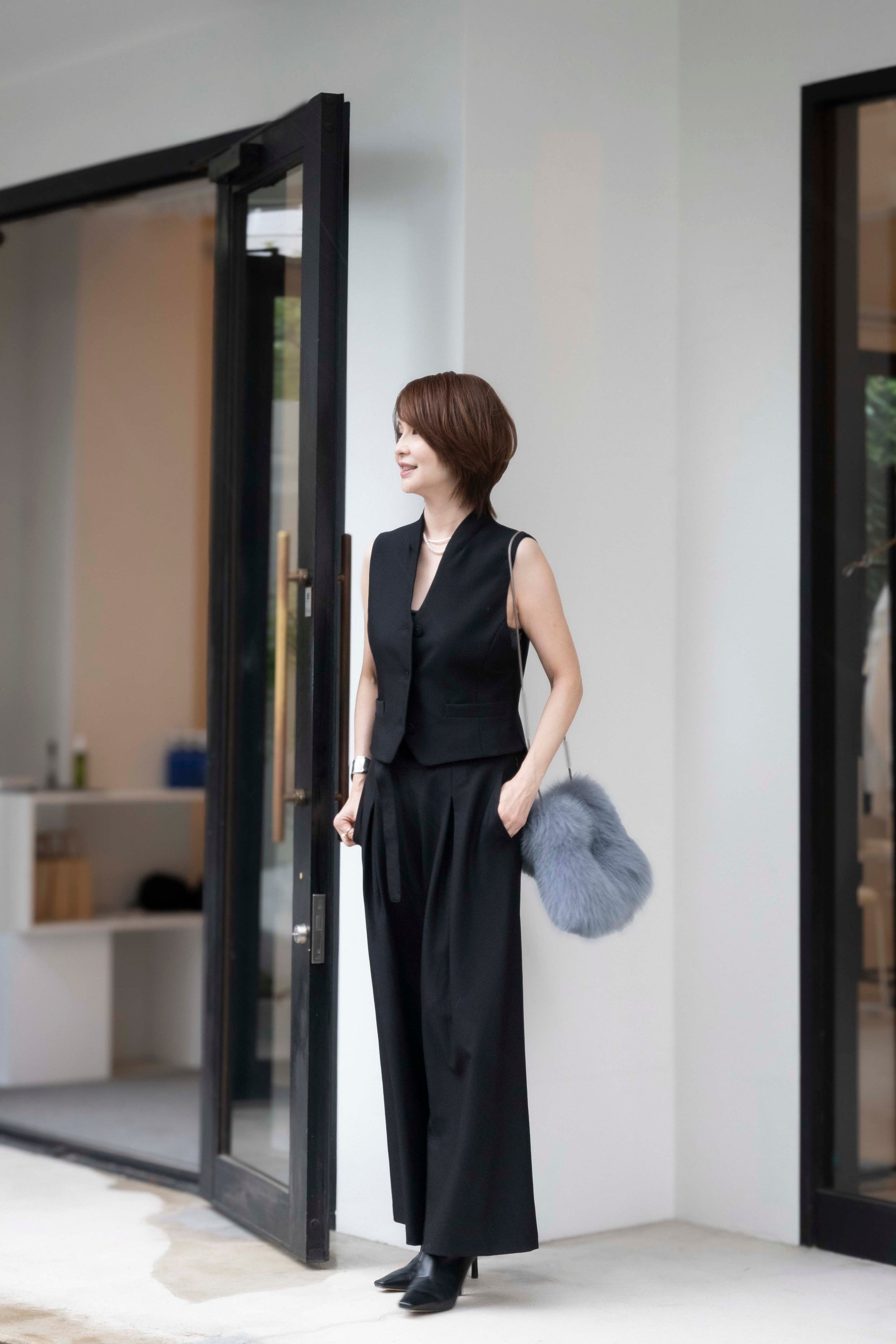 バックベルト付きジレ NS-251