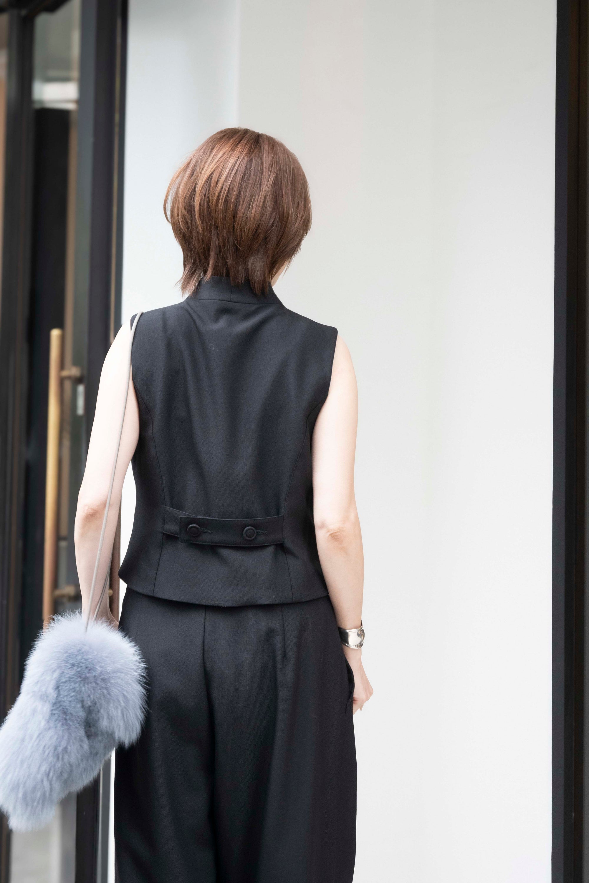 バックベルト付きジレ NS-251