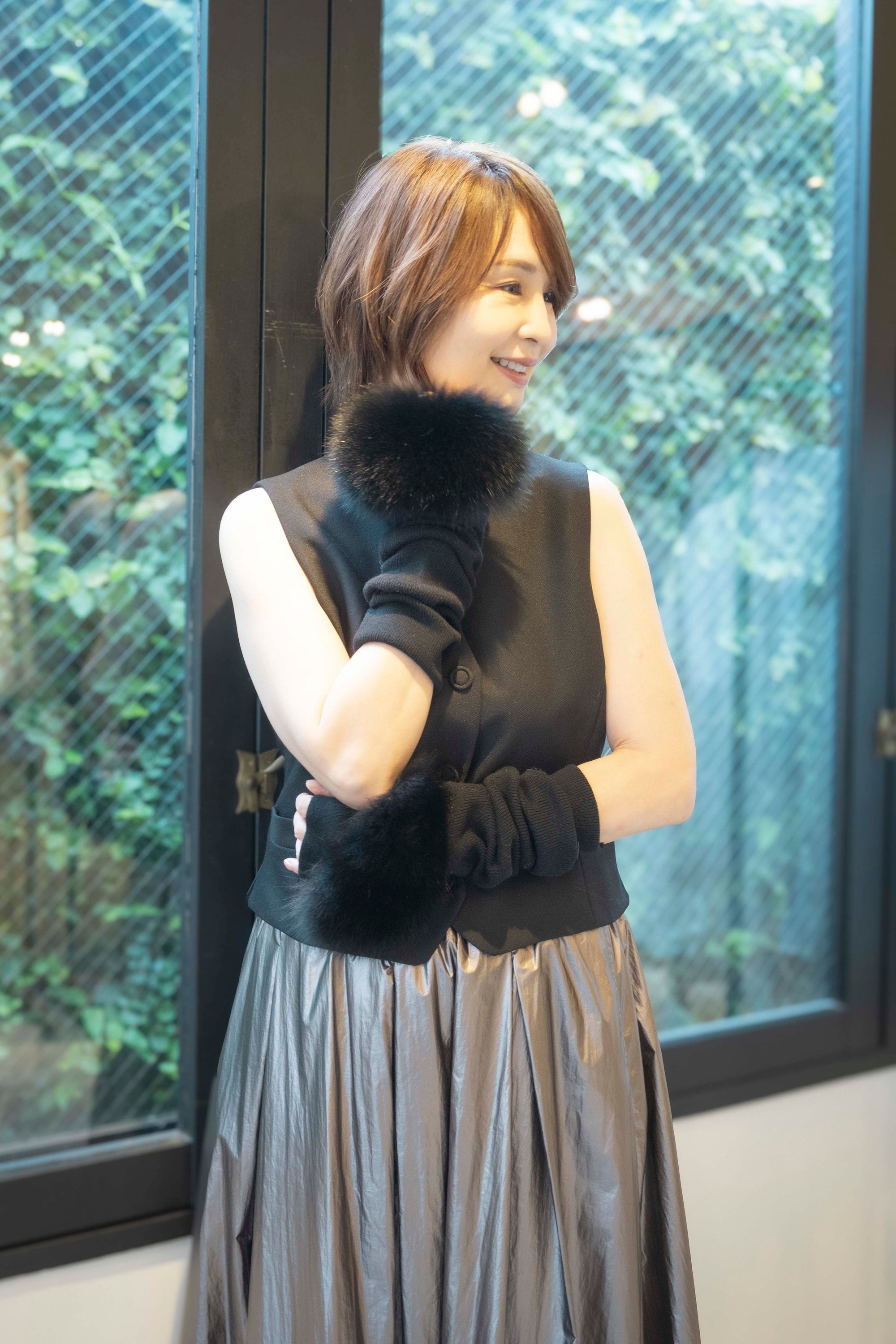 バックベルト付きジレ NS-251