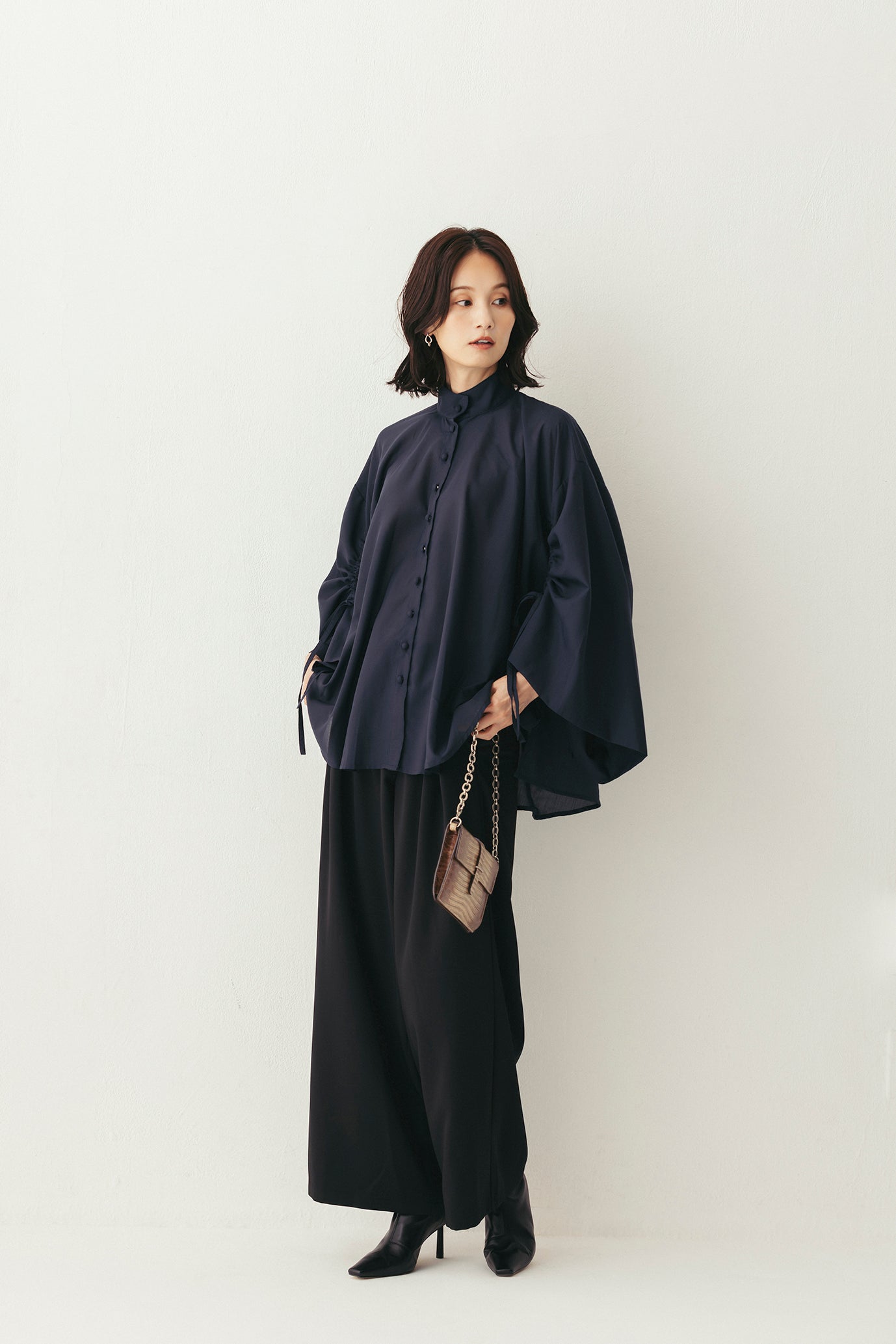 ワイドスリーブブラウス NS-331