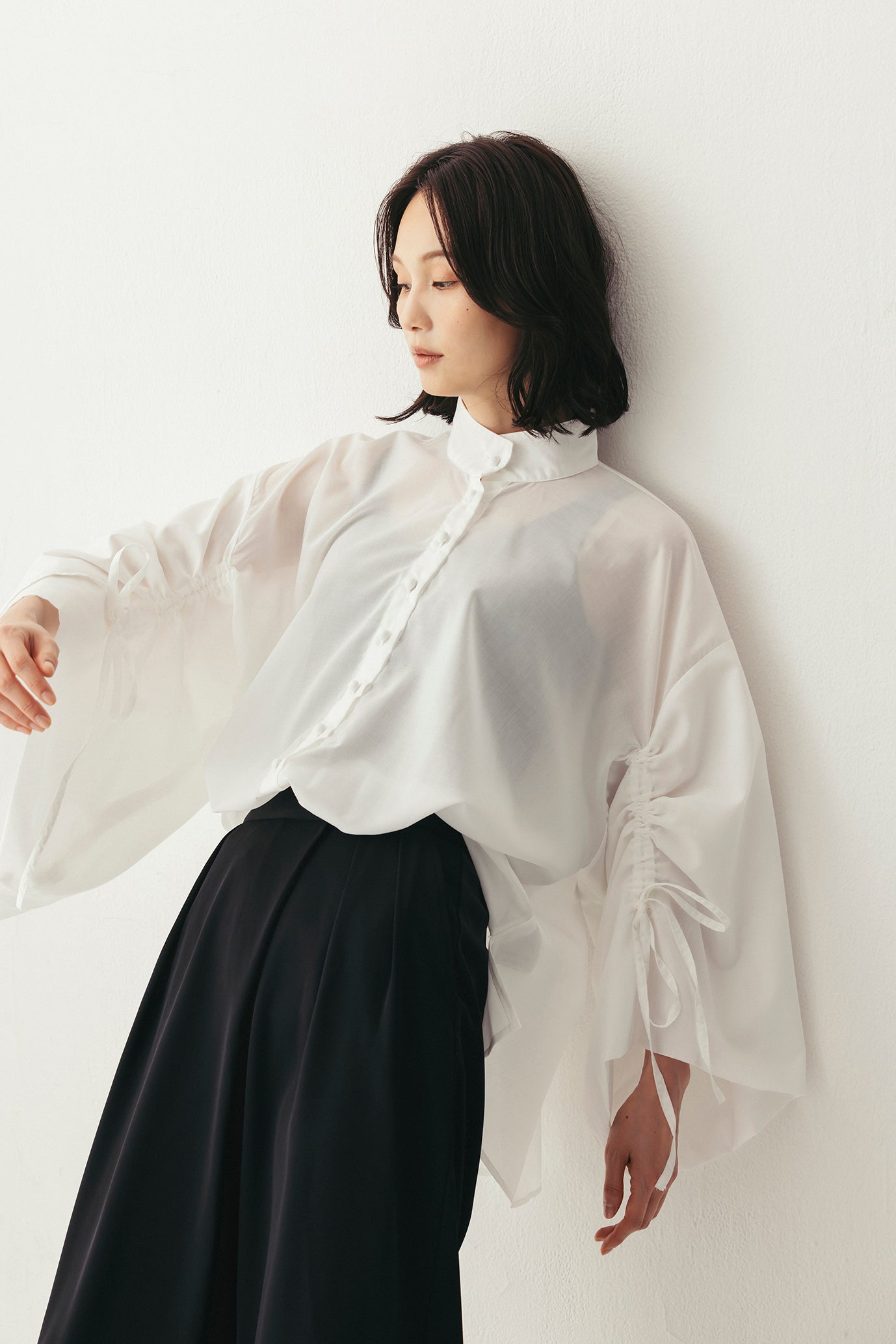 ワイドスリーブブラウス NS-331