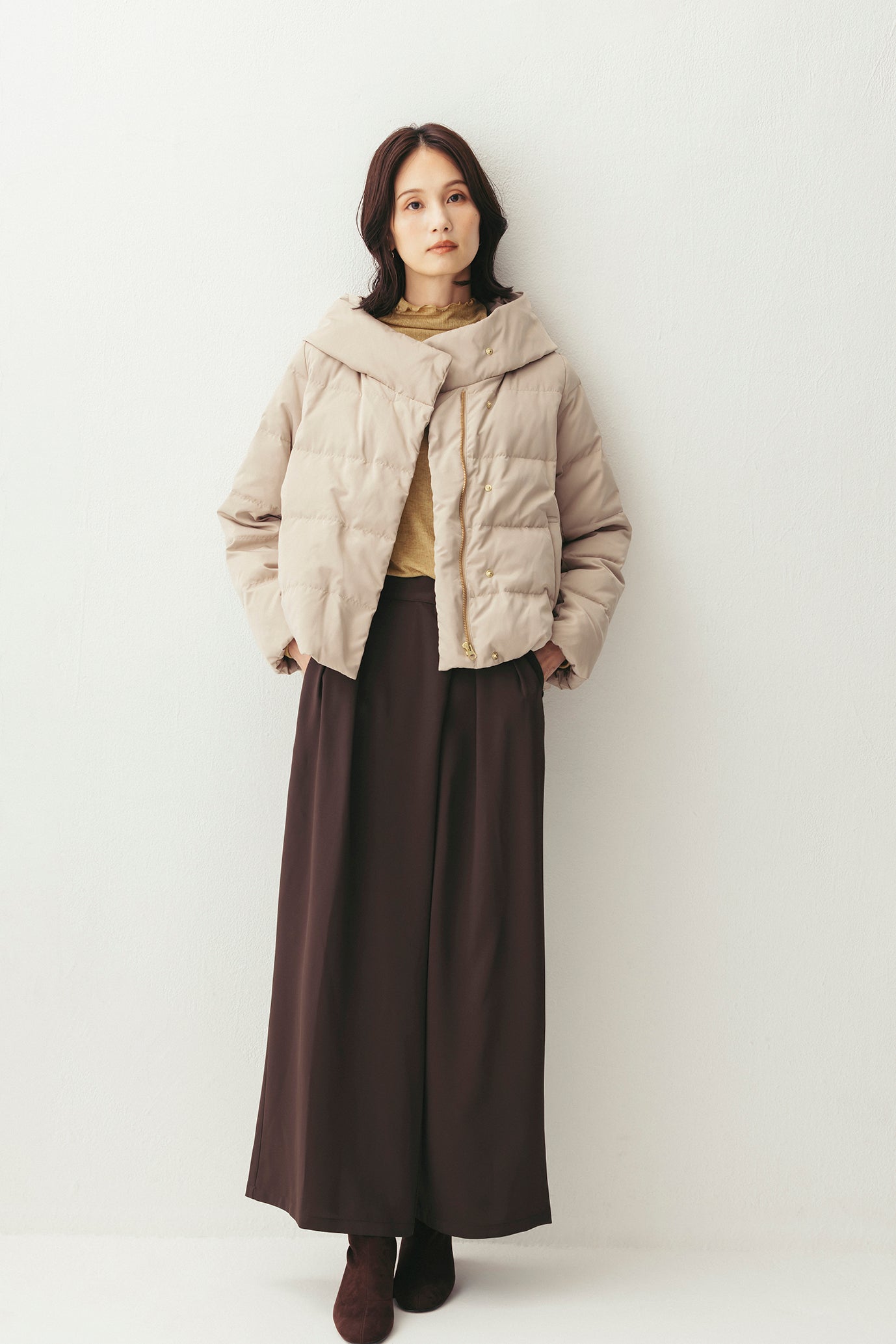 フロントタックワイドパンツ NS-333