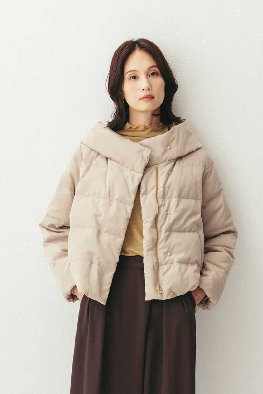 【美品】ジョルネア　ダウン入コート RUIRUE BOUTIQUE レディース ダウンジャケット ダウンコート