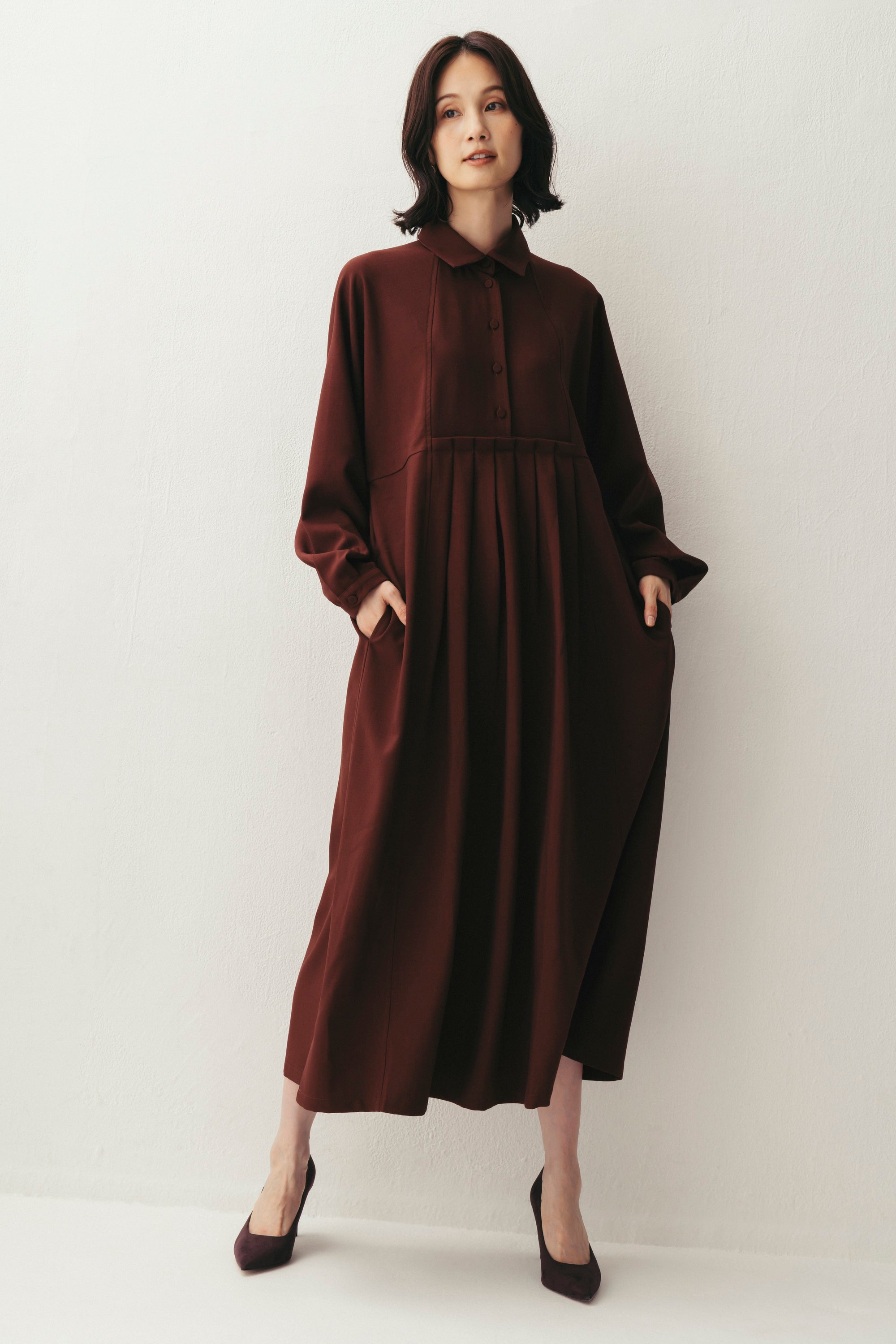 ドルマンスリーブワンピース NS-340