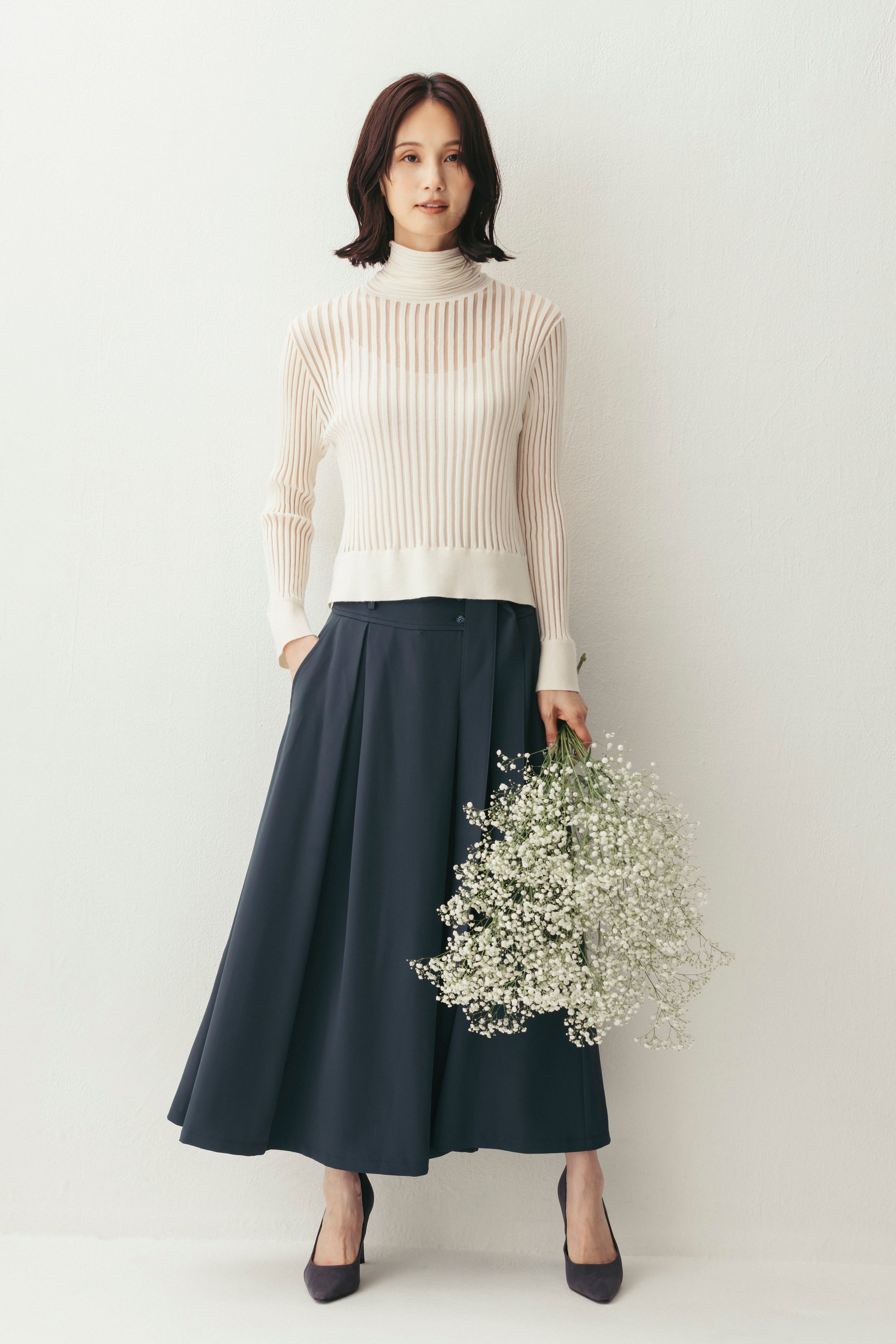 タックスカート(共布ベルト付き) NS-335