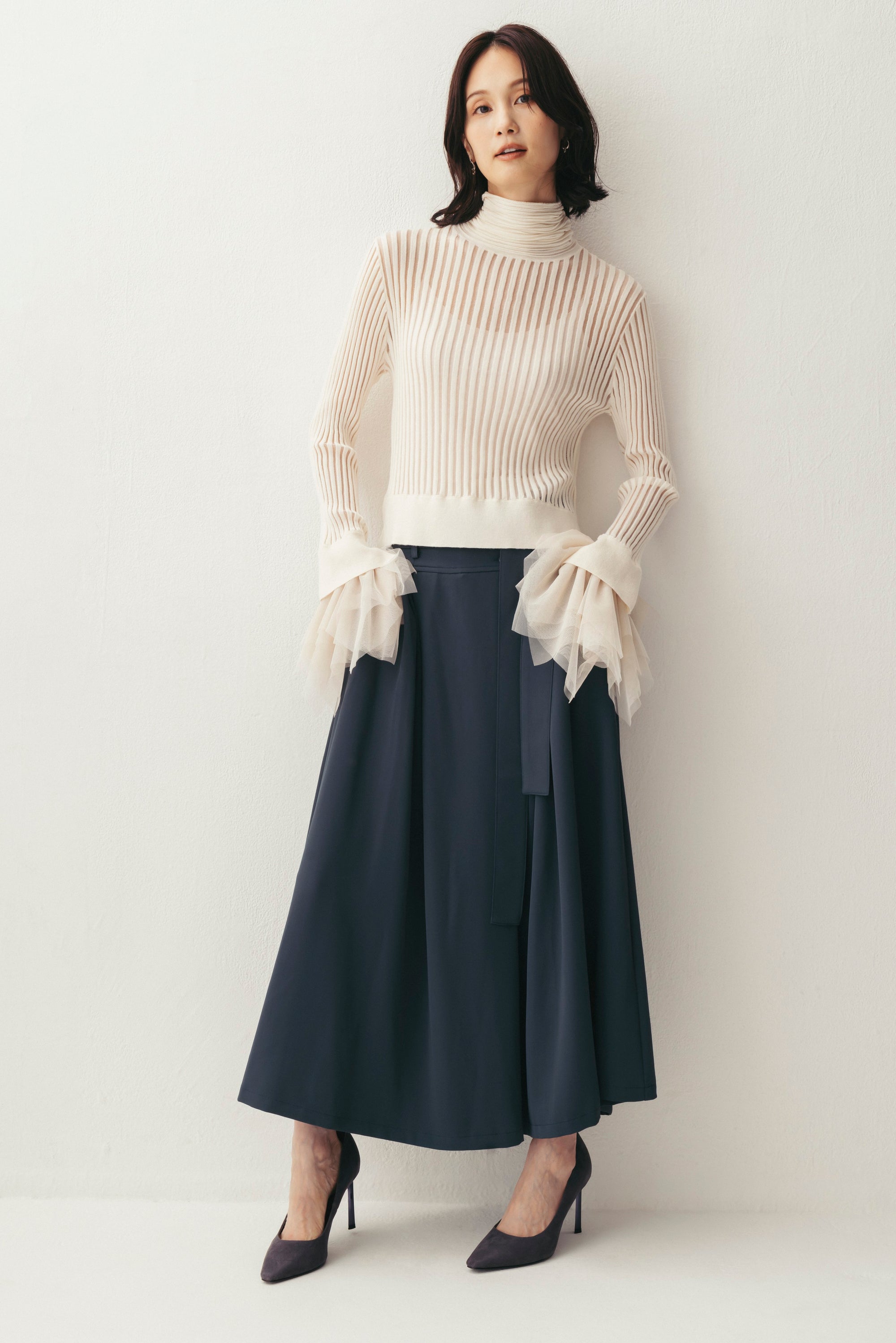 タックスカート(共布ベルト付き) NS-335