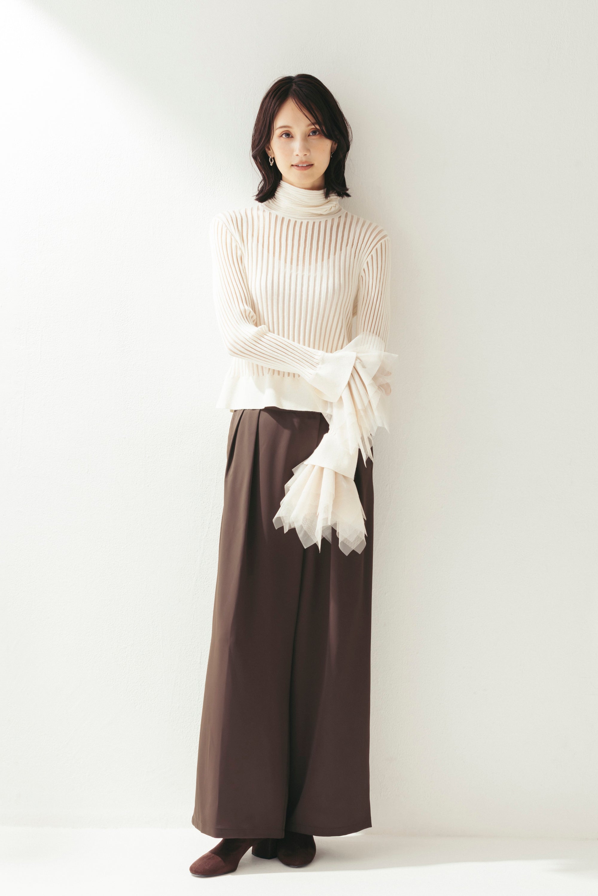 フロントタックワイドパンツ NS-333