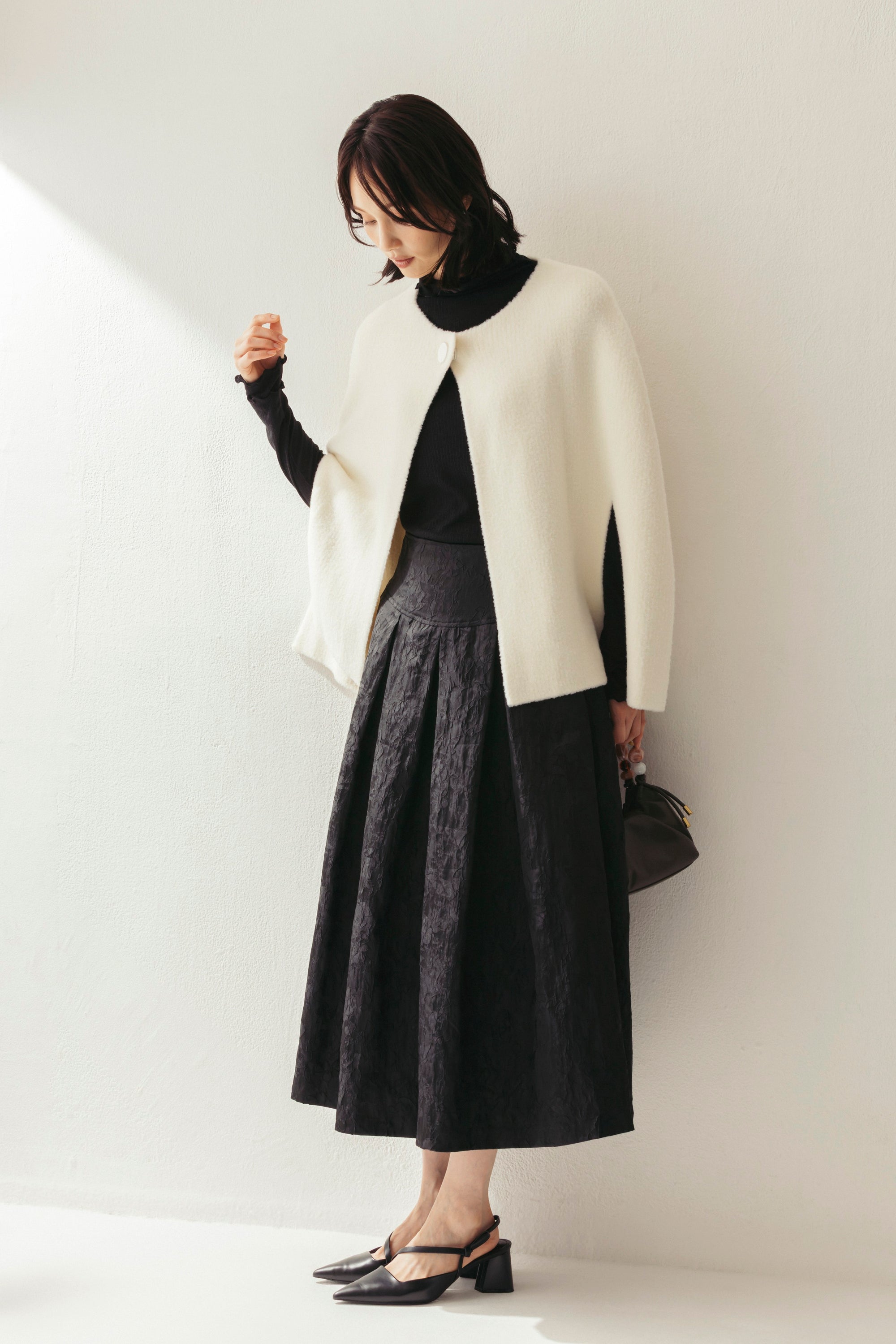 ジャカードタックスカート NS-334