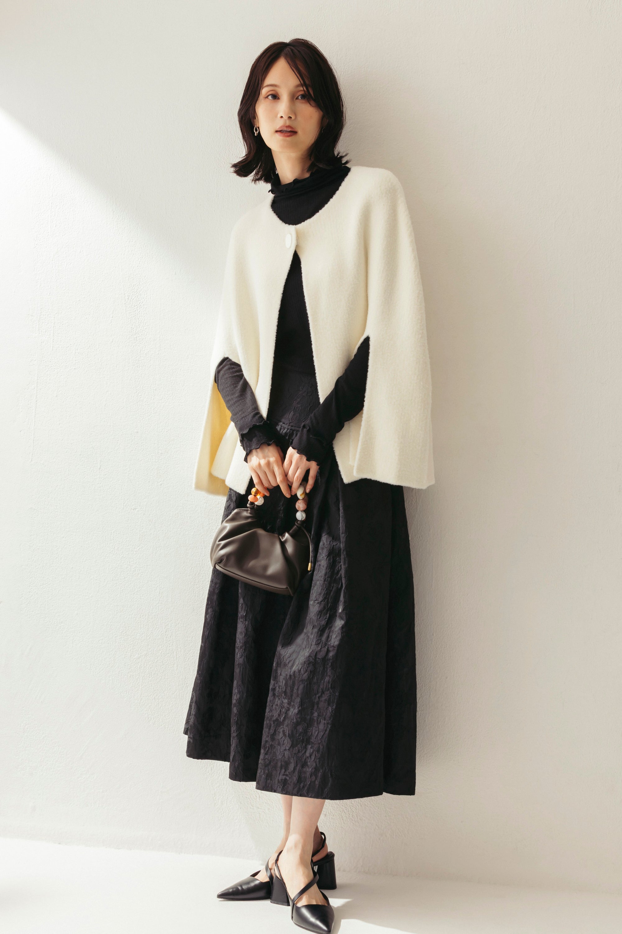 ジャカードタックスカート NS-334