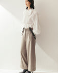 サスペンダー付ワイドパンツ NS-354
