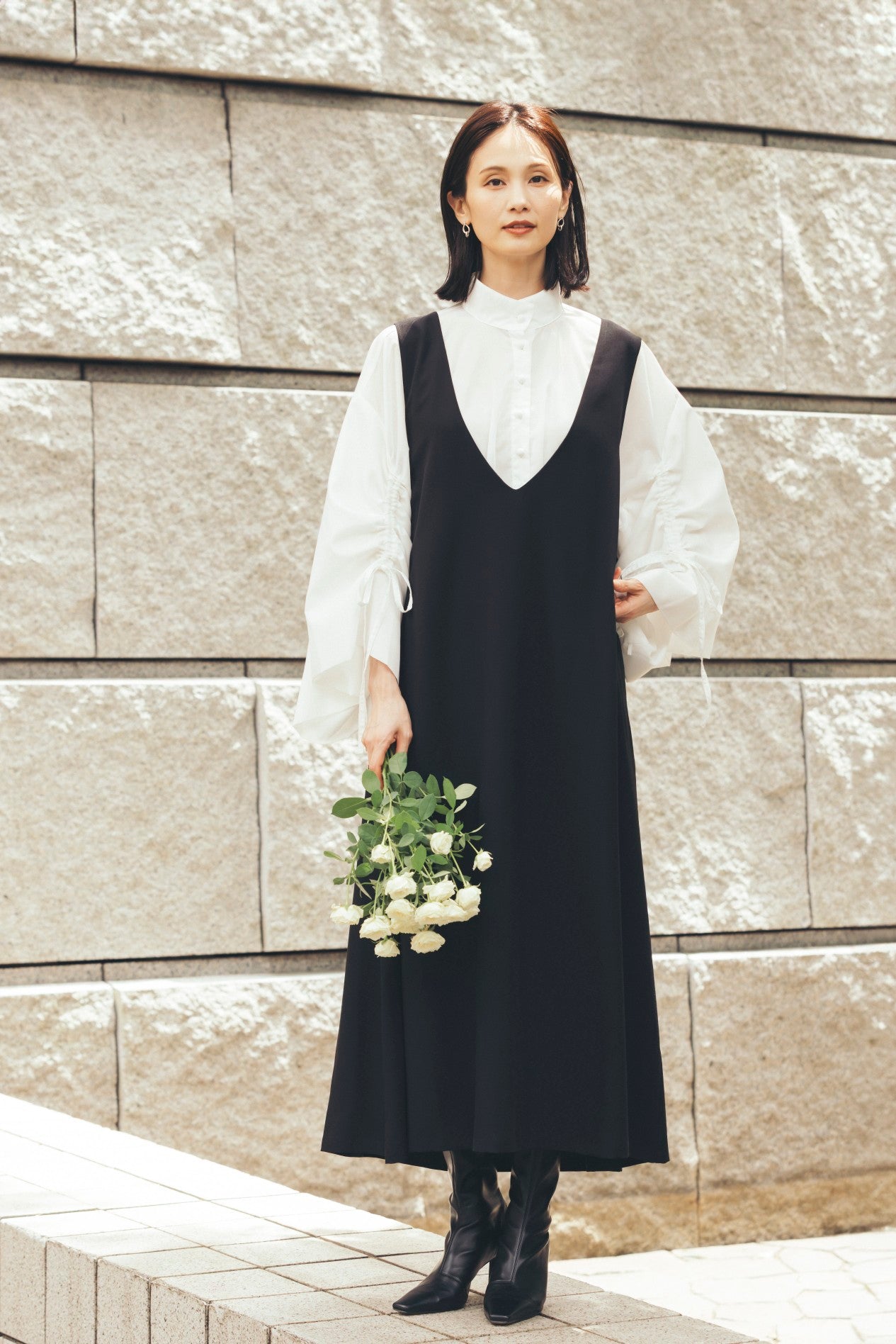 ワイドスリーブブラウス NS-331