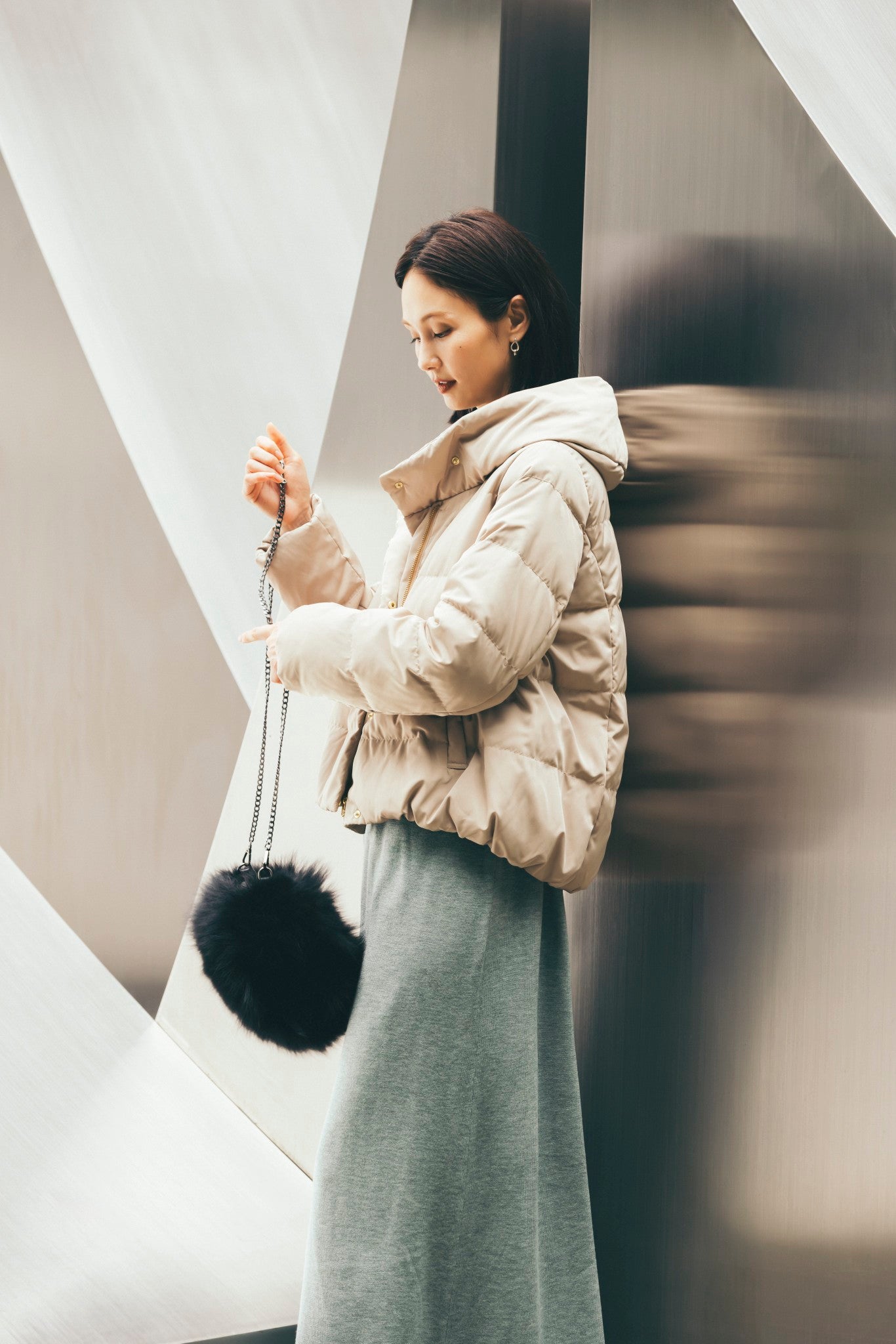 ショートダウンコート NS-358