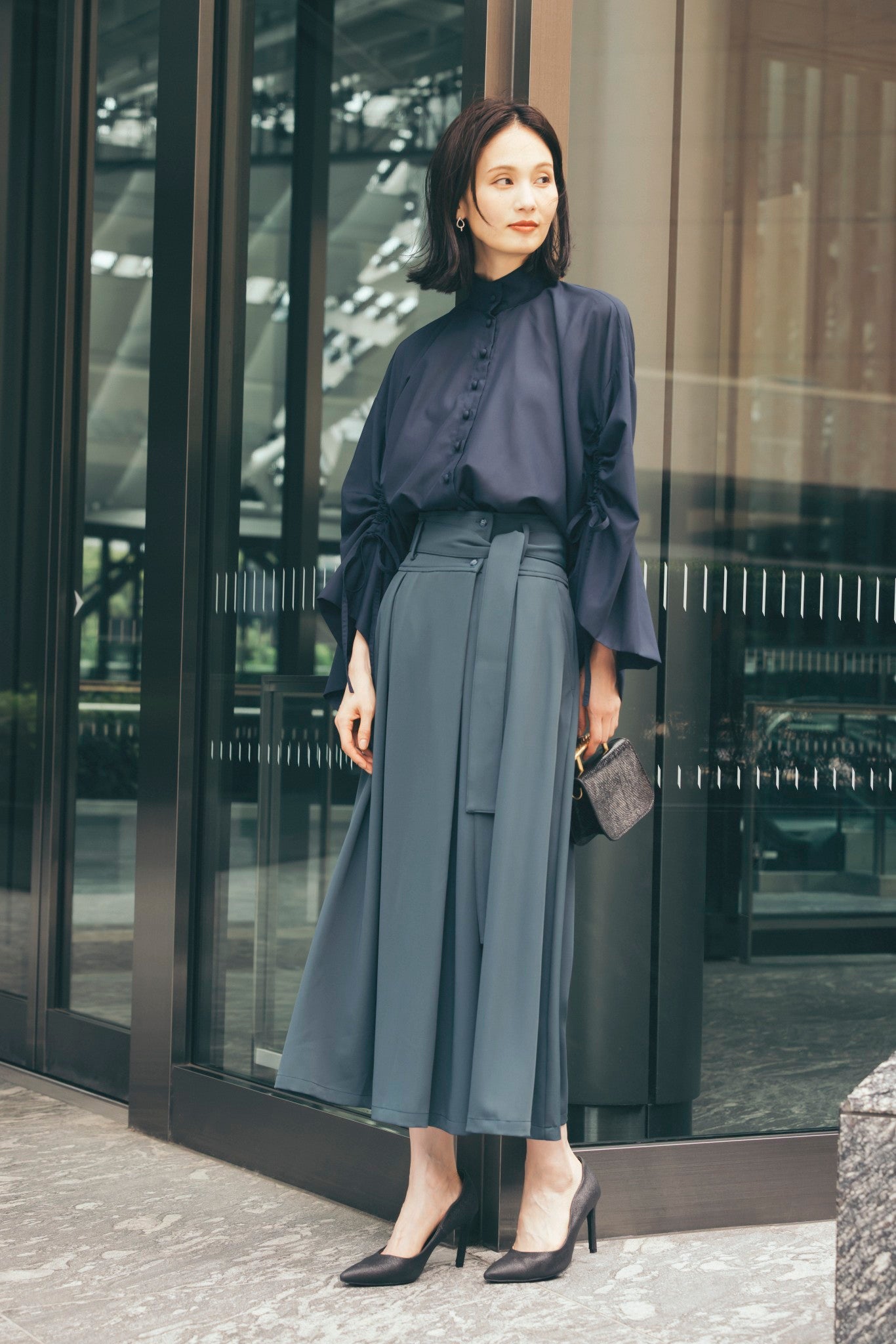 ワイドスリーブブラウス NS-331