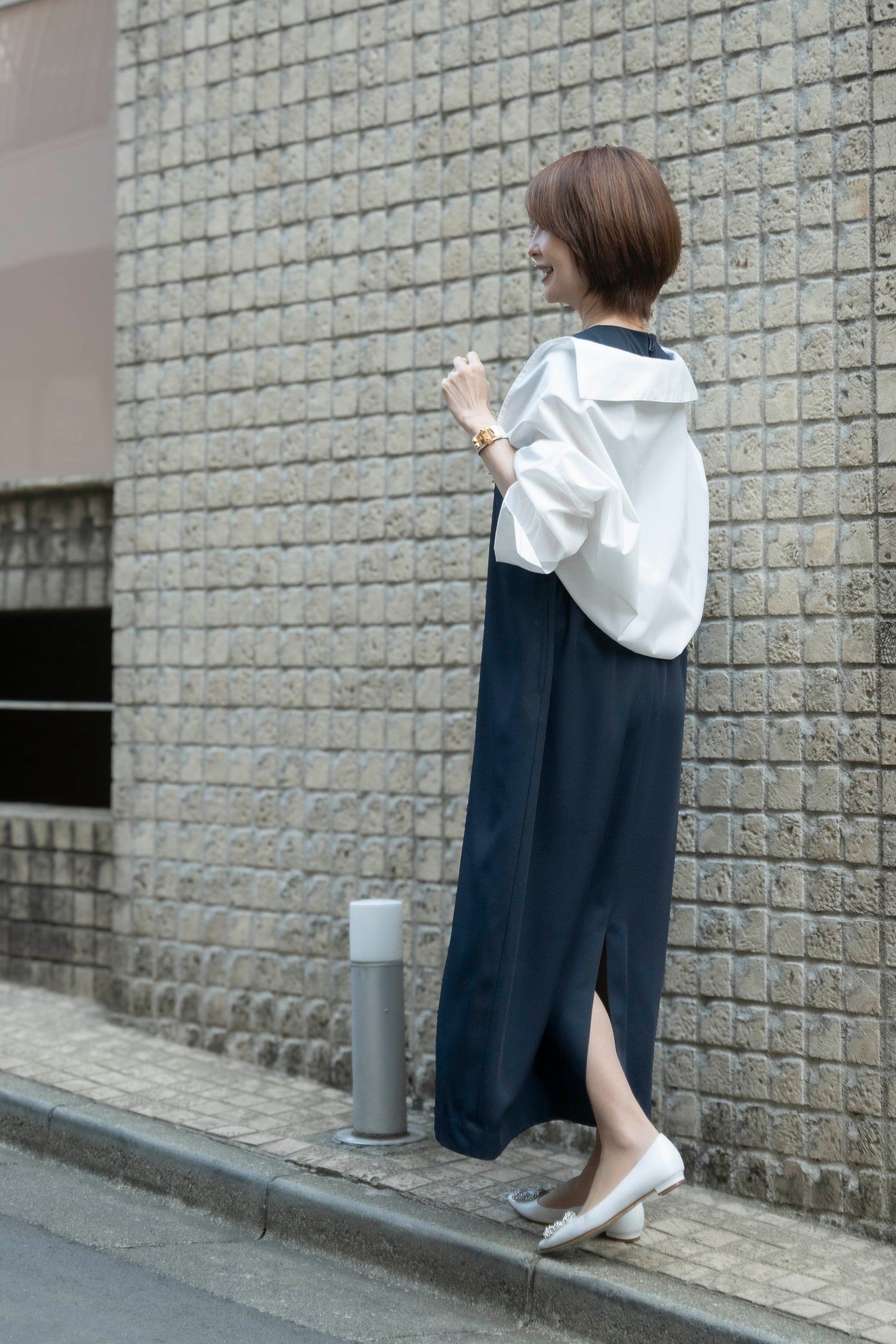 シャツ衿ボレロ NS-301