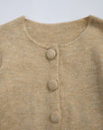 クルミ釦ニットカーディガン NS-337