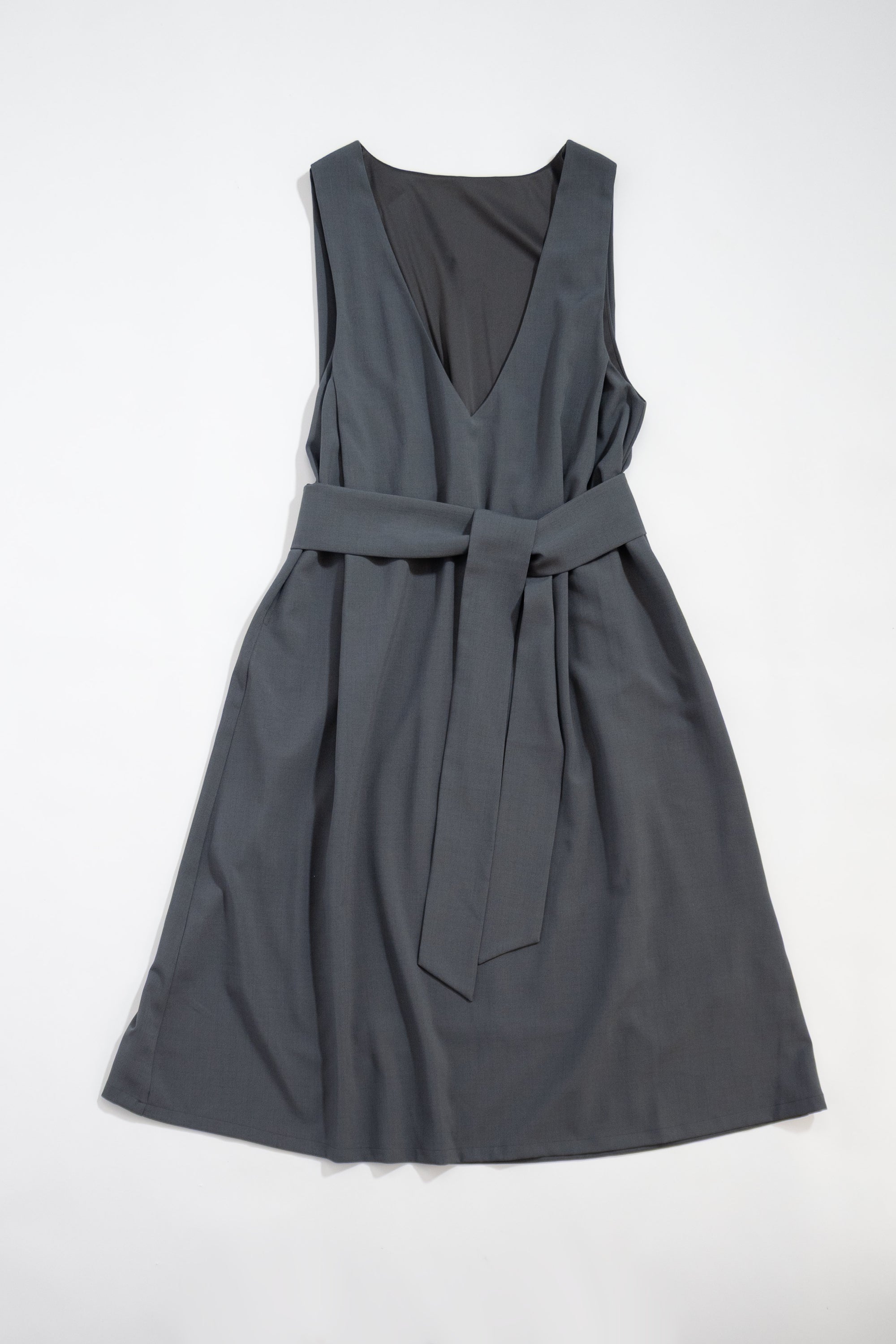 タックジャンパースカート(共布ベルト付き) NS-342