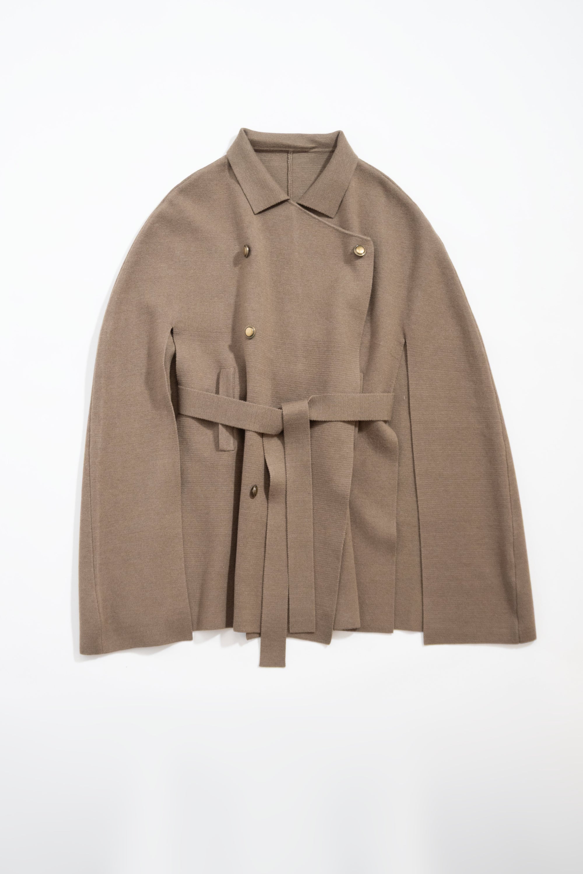 ニットケープコート(ベルト付き) NS-350