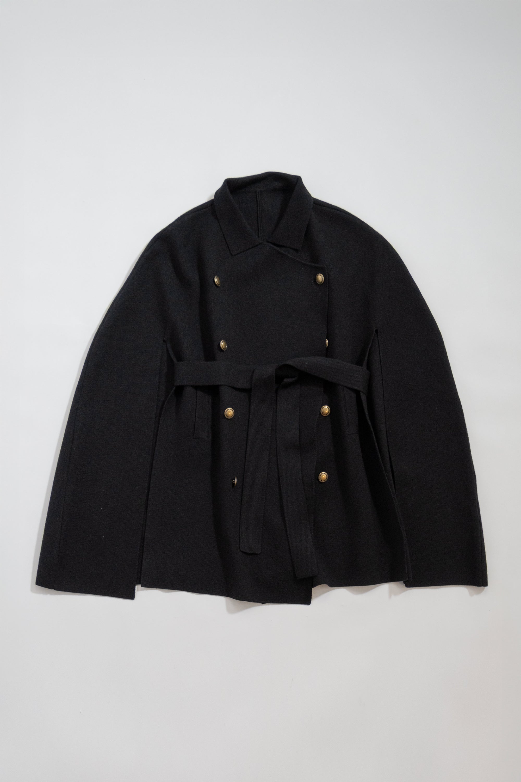 ニットケープコート(ベルト付き) NS-350