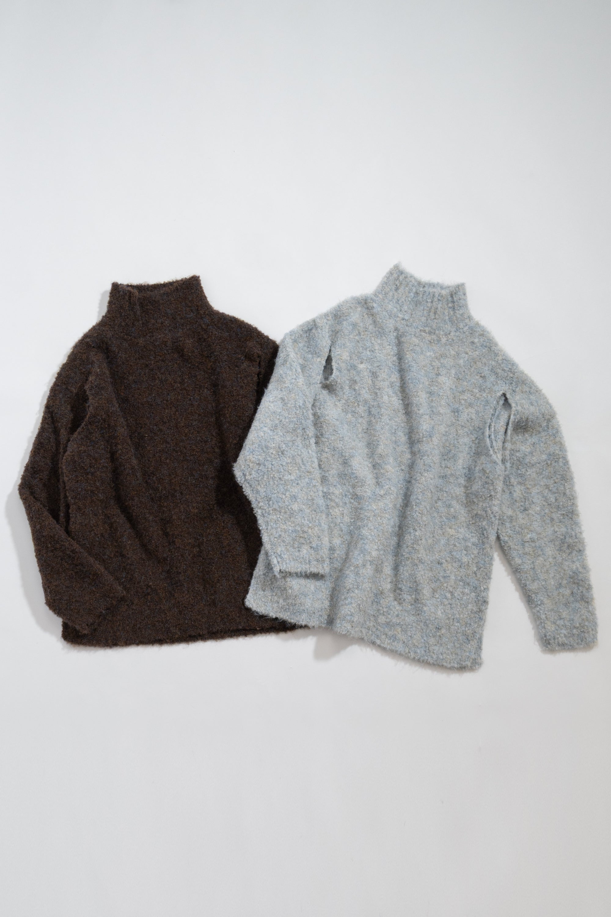 デザインスリーブニットトップ NS-351