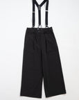 サスペンダー付ワイドパンツ NS-354