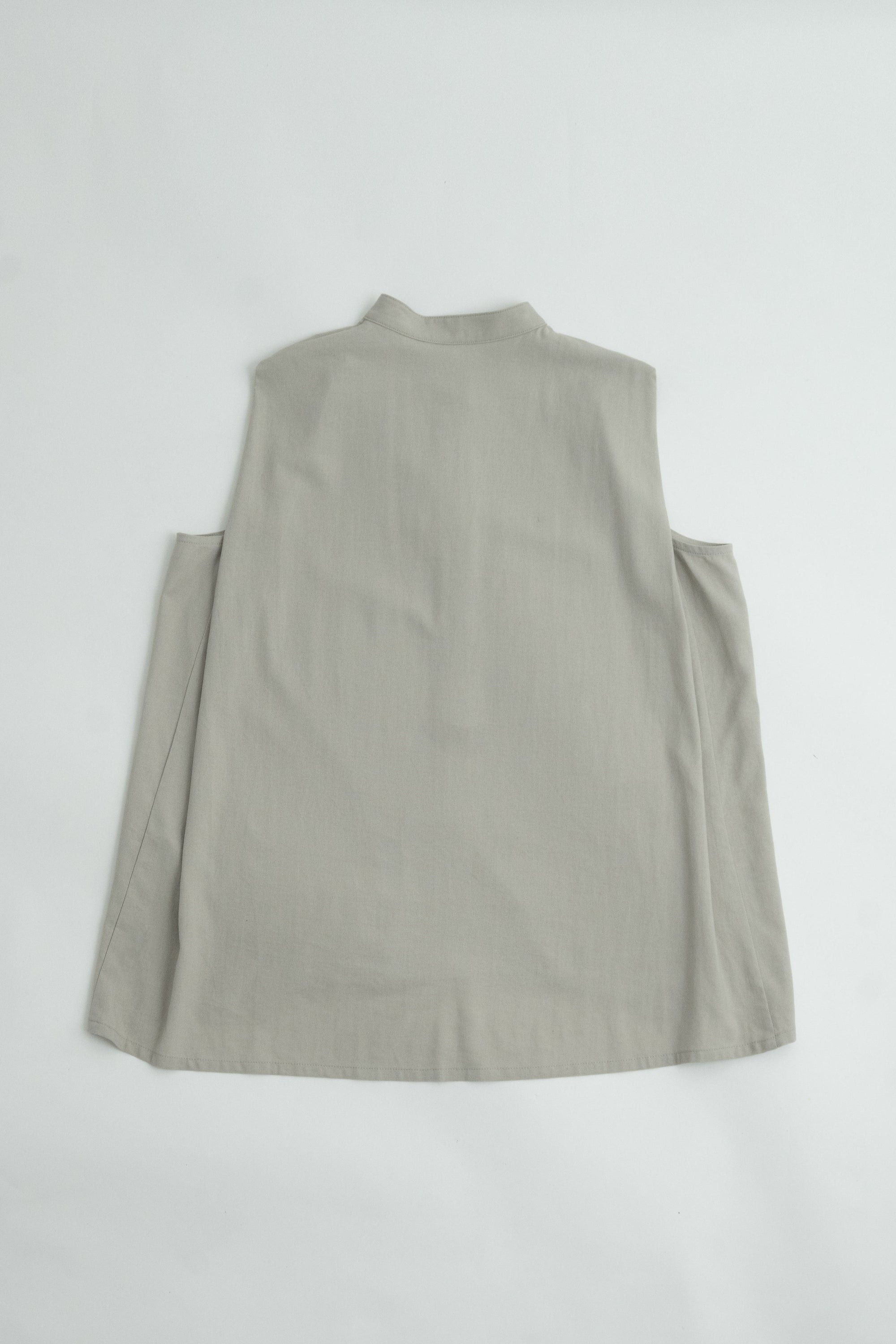 麻混バックタックブラウス NS-197