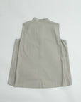 麻混バックタックブラウス NS-197