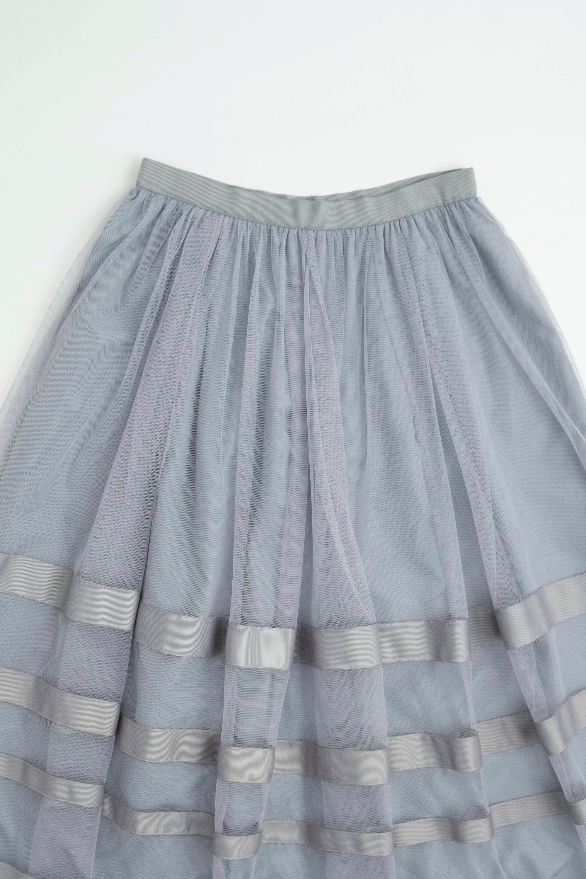 テープ使いチュールスカート NS-242