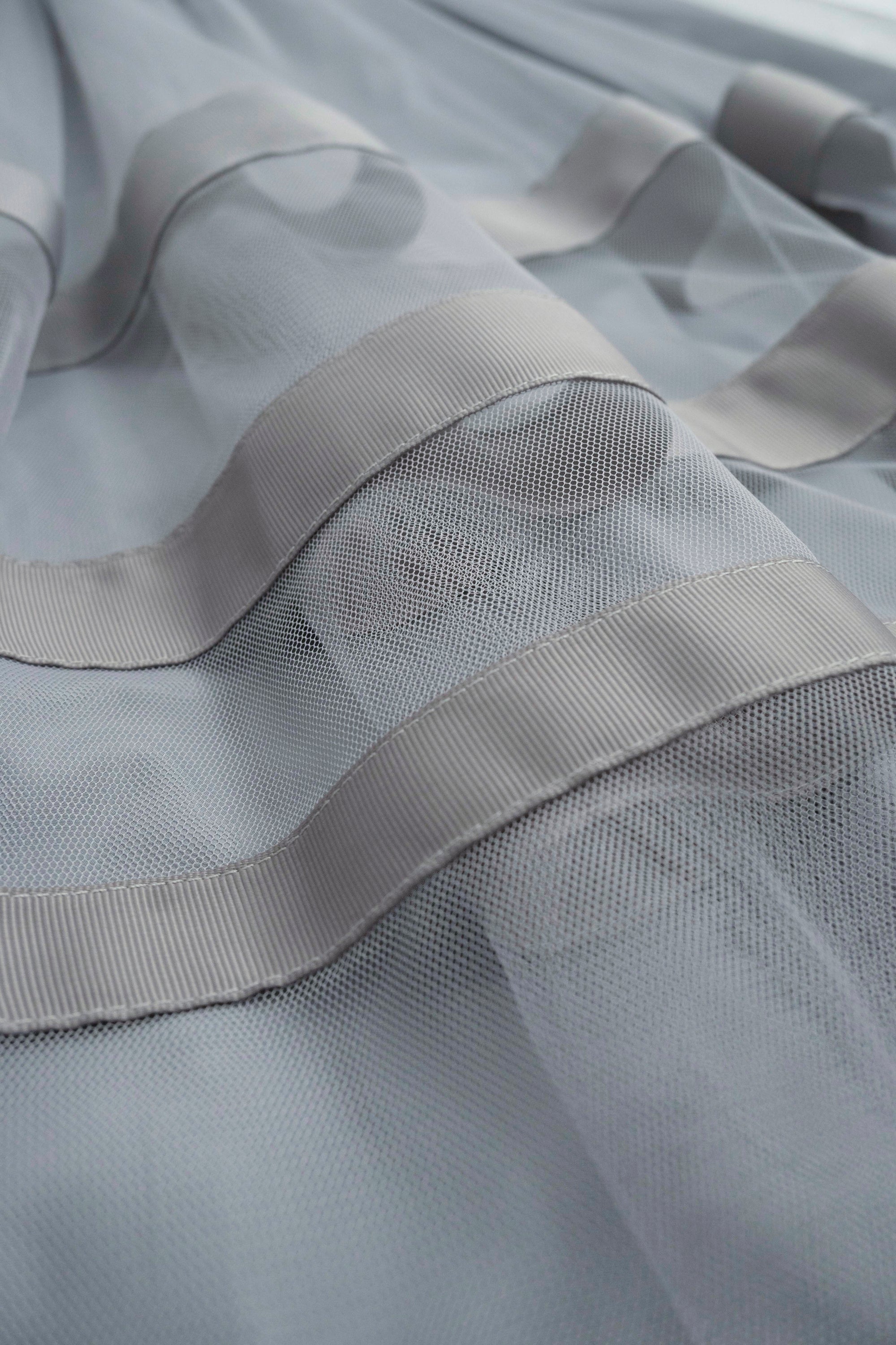 テープ使いチュールスカート NS-242