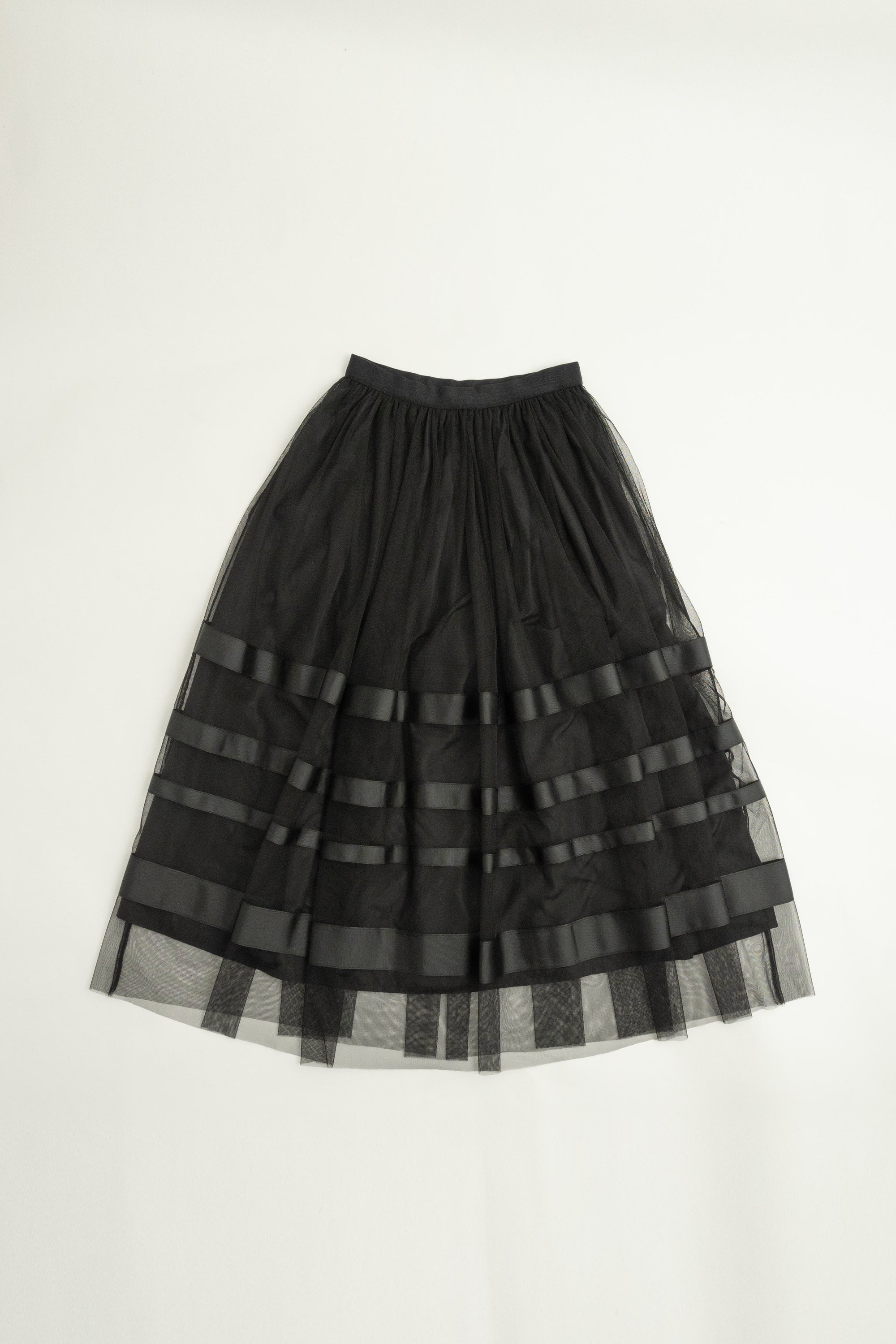 テープ使いチュールスカート NS-242