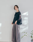 シフォンワイドパンツ NS-366