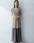 シフォンワイドパンツ NS-366