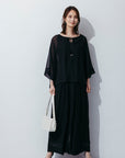 シフォンワイドパンツ NS-366