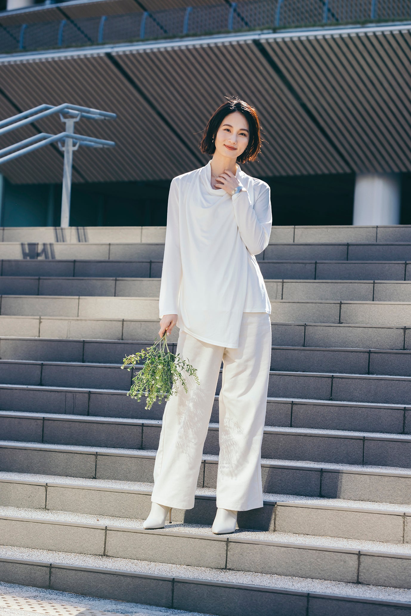 フロントレイヤードカットソートップ NS-190