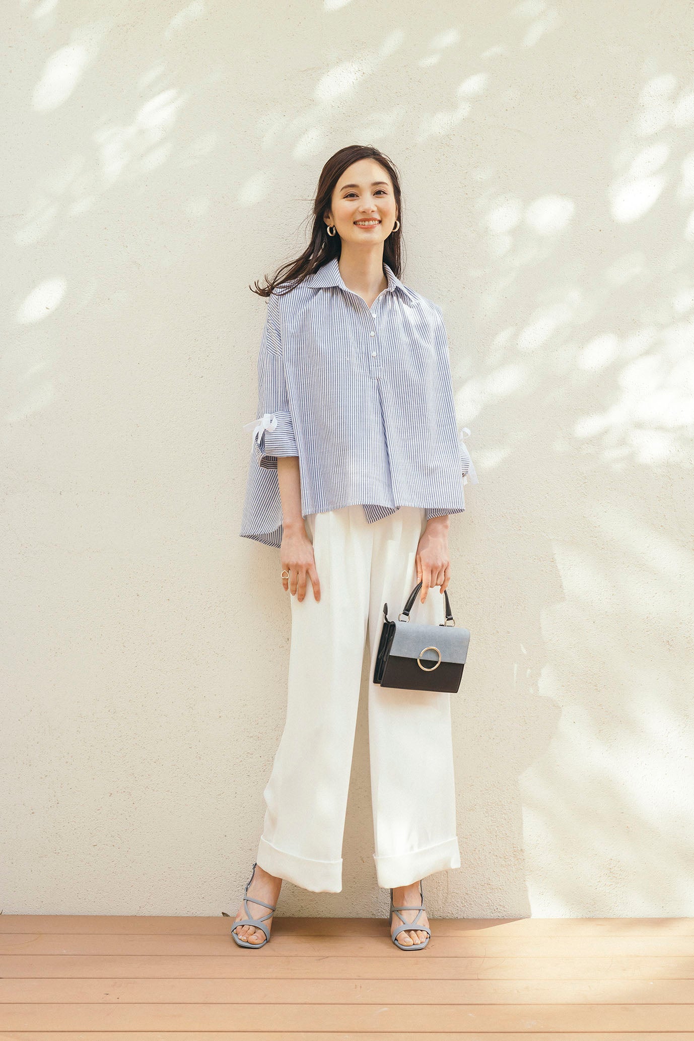 ダブルヘムワイドパンツ NS-103