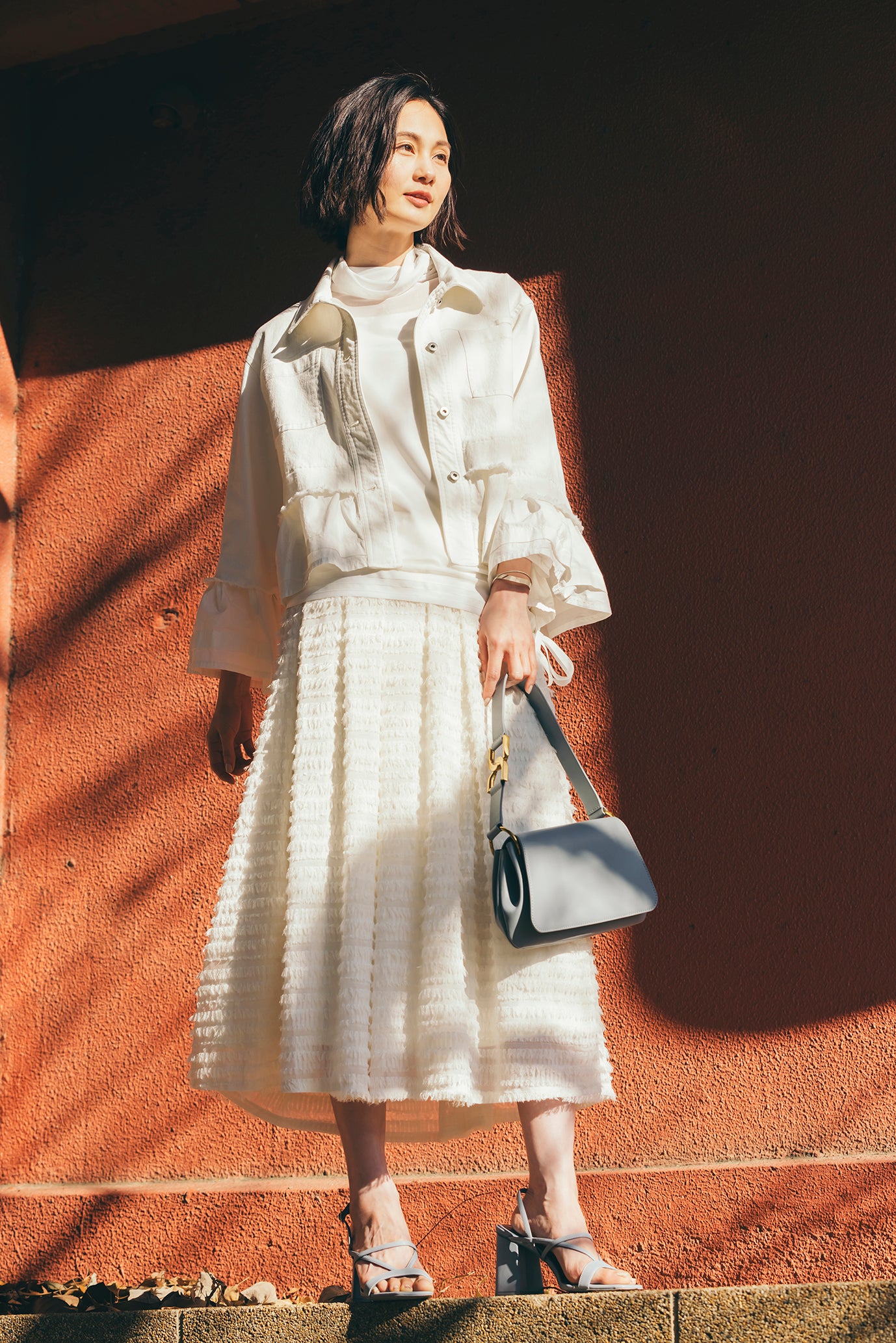 カットジャカードタックスカート NS-209