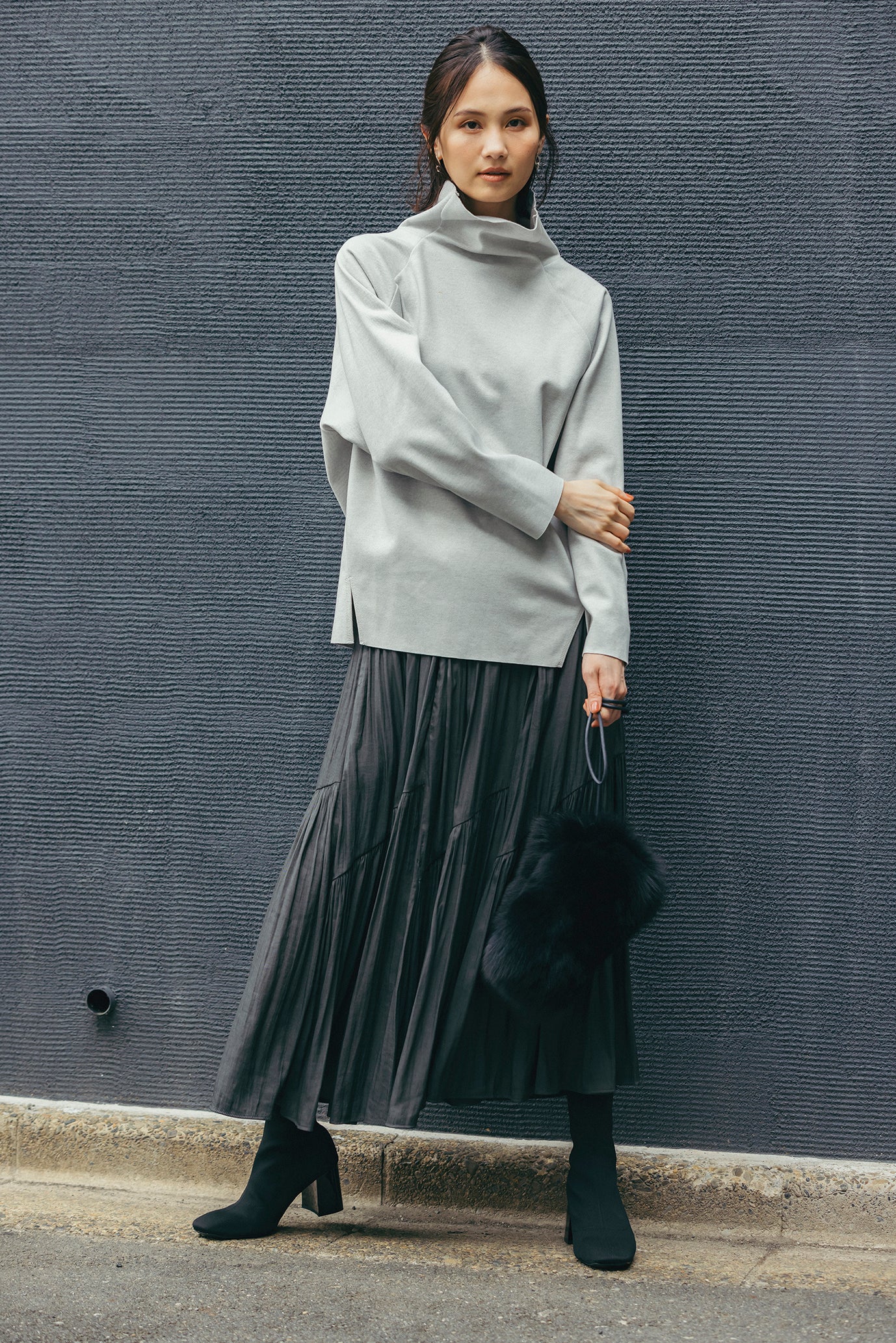 イレギュラーティアードスカート NS-142