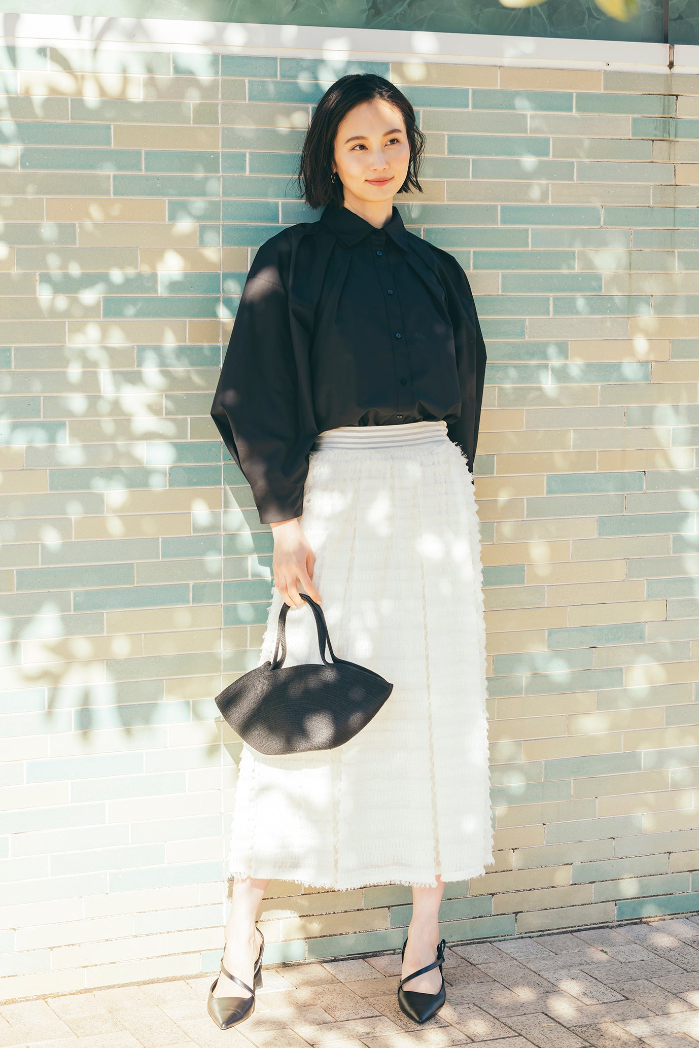 カットジャカードタックスカート NS-209